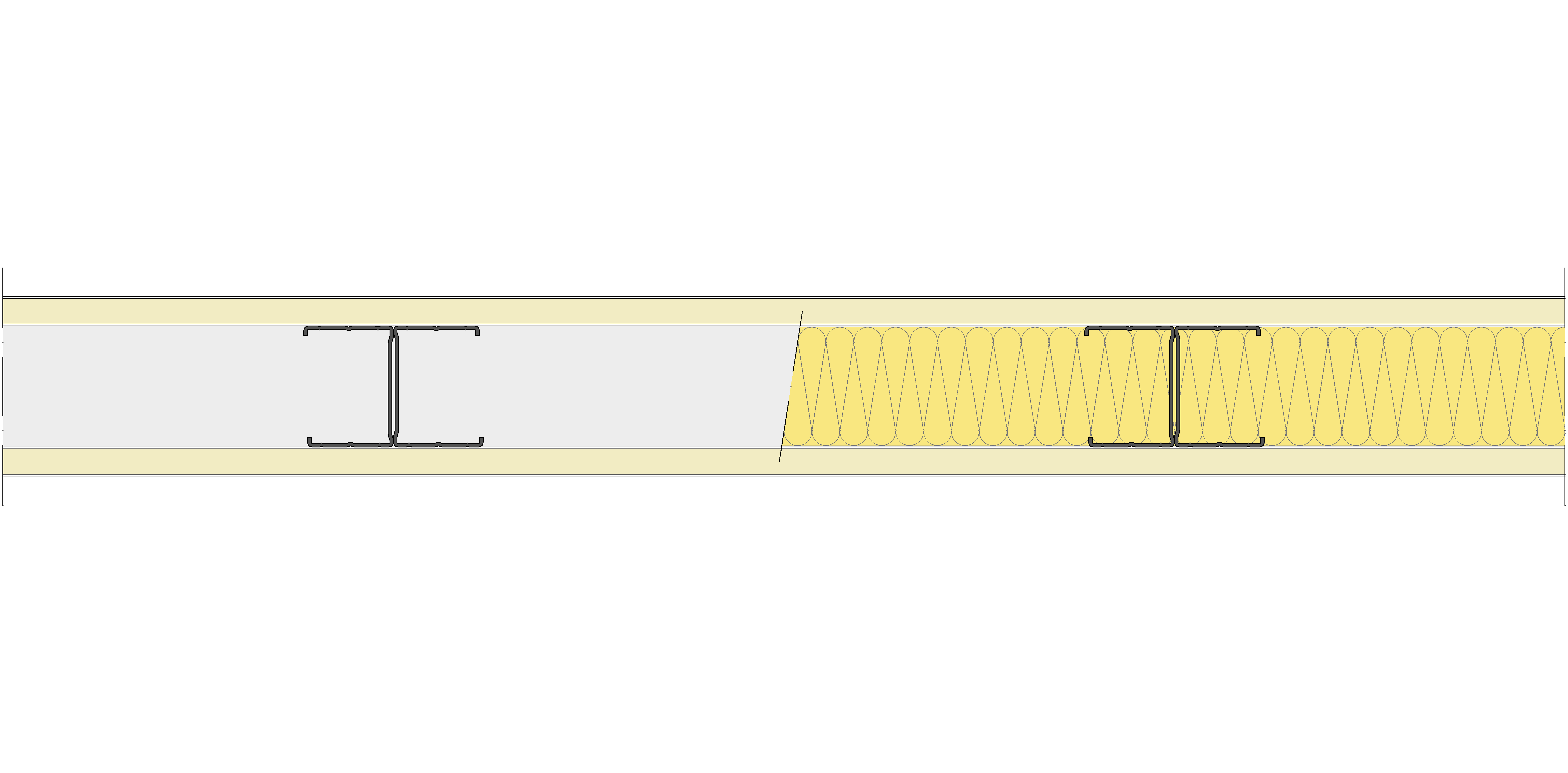 Tabique Pladur® 92/400 (62-45H) 2N MW