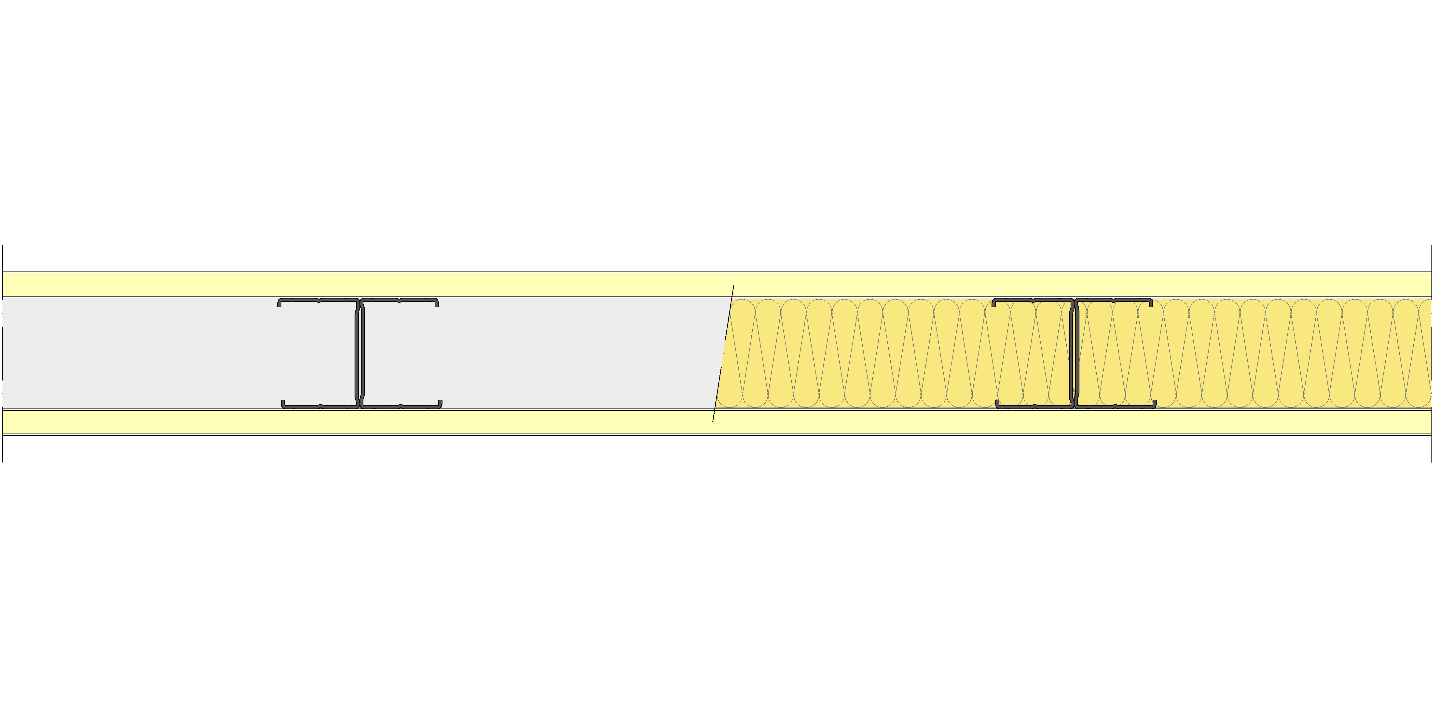 Tabique Pladur® 92/400 (62-45H) 2I MW