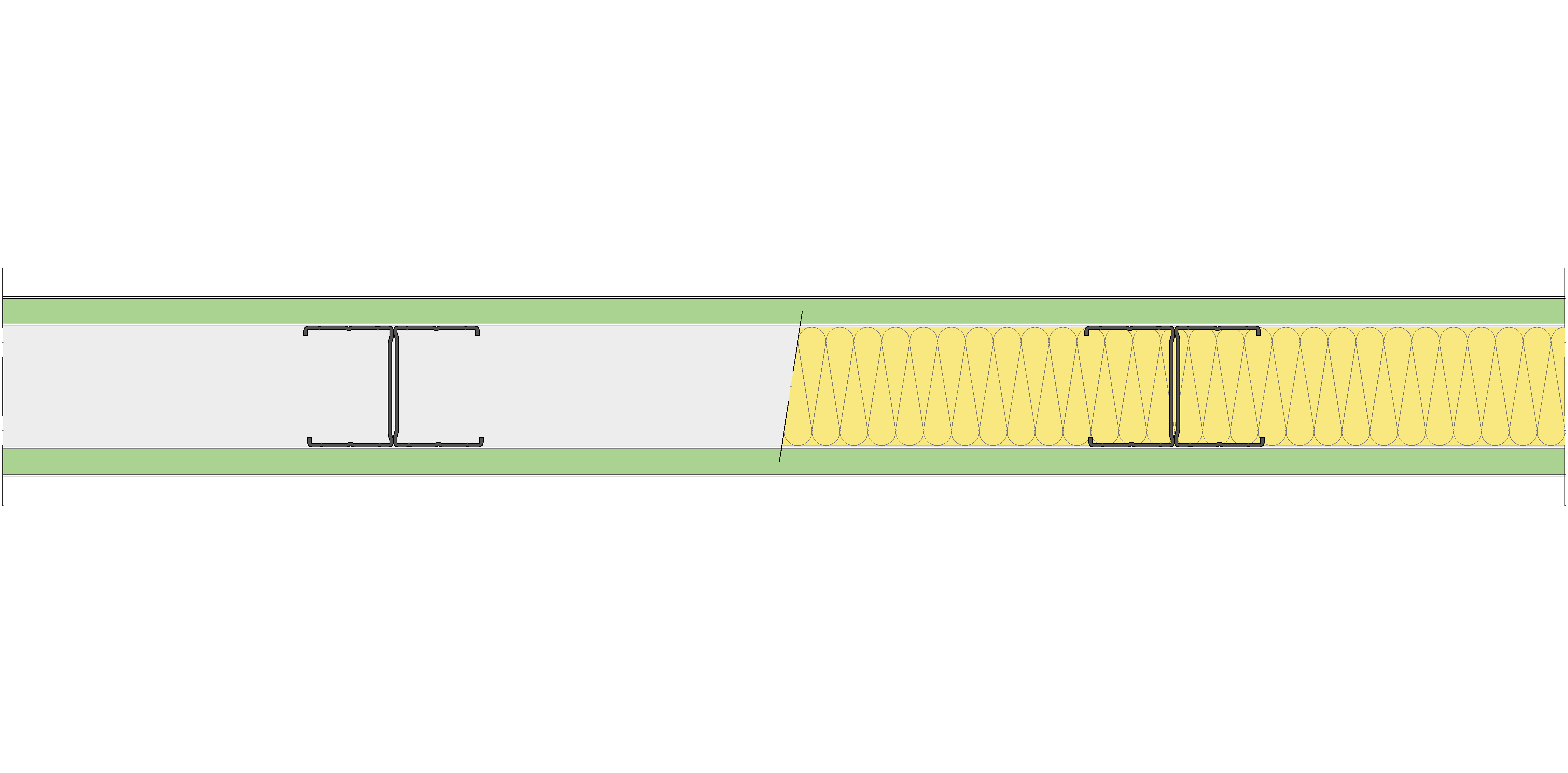 Tabique Pladur® 92/400 (62-45H) 2H1 MW
