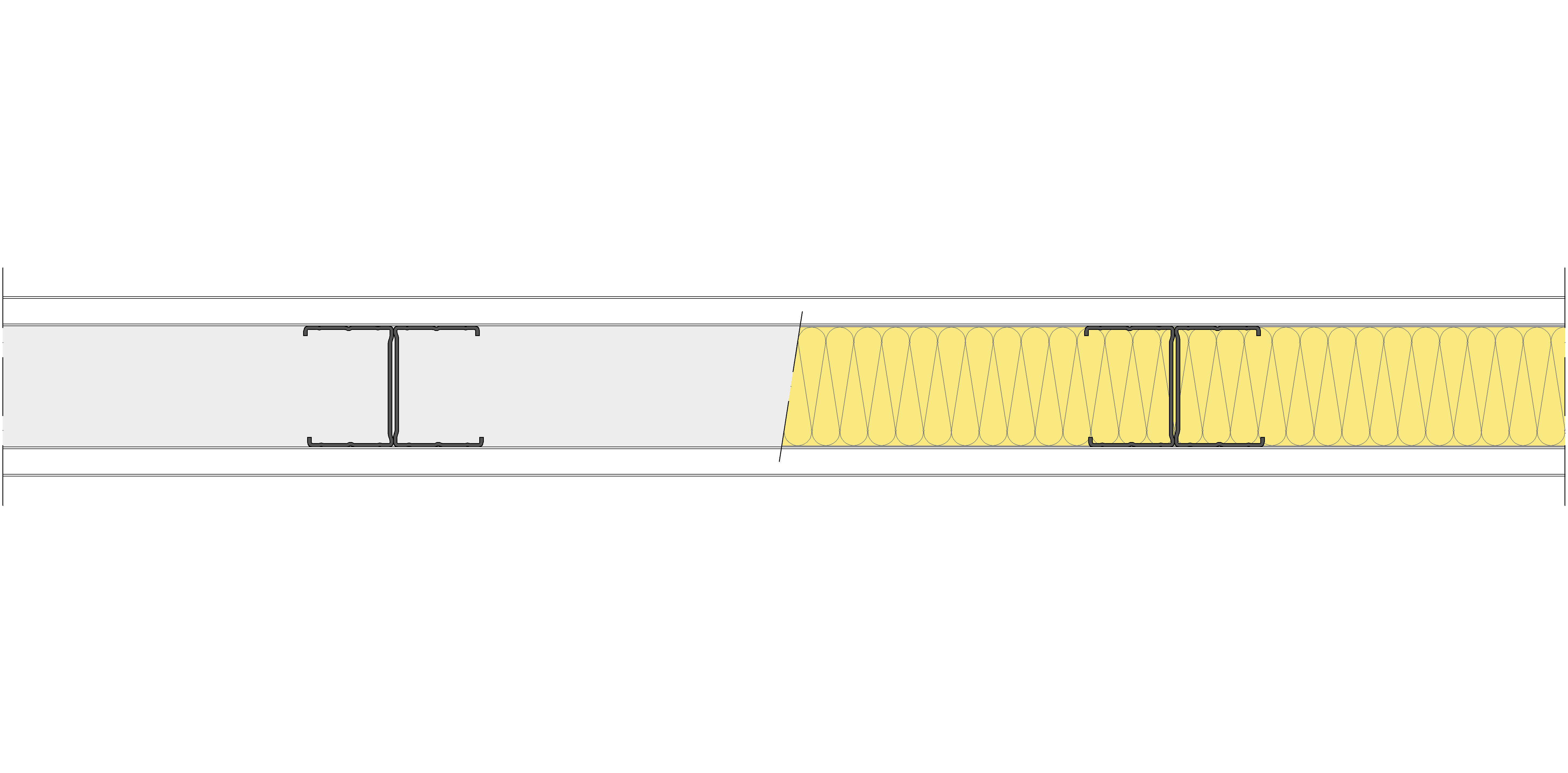 Tabique Pladur® 92/400 (62-45H) 2N A1 MW