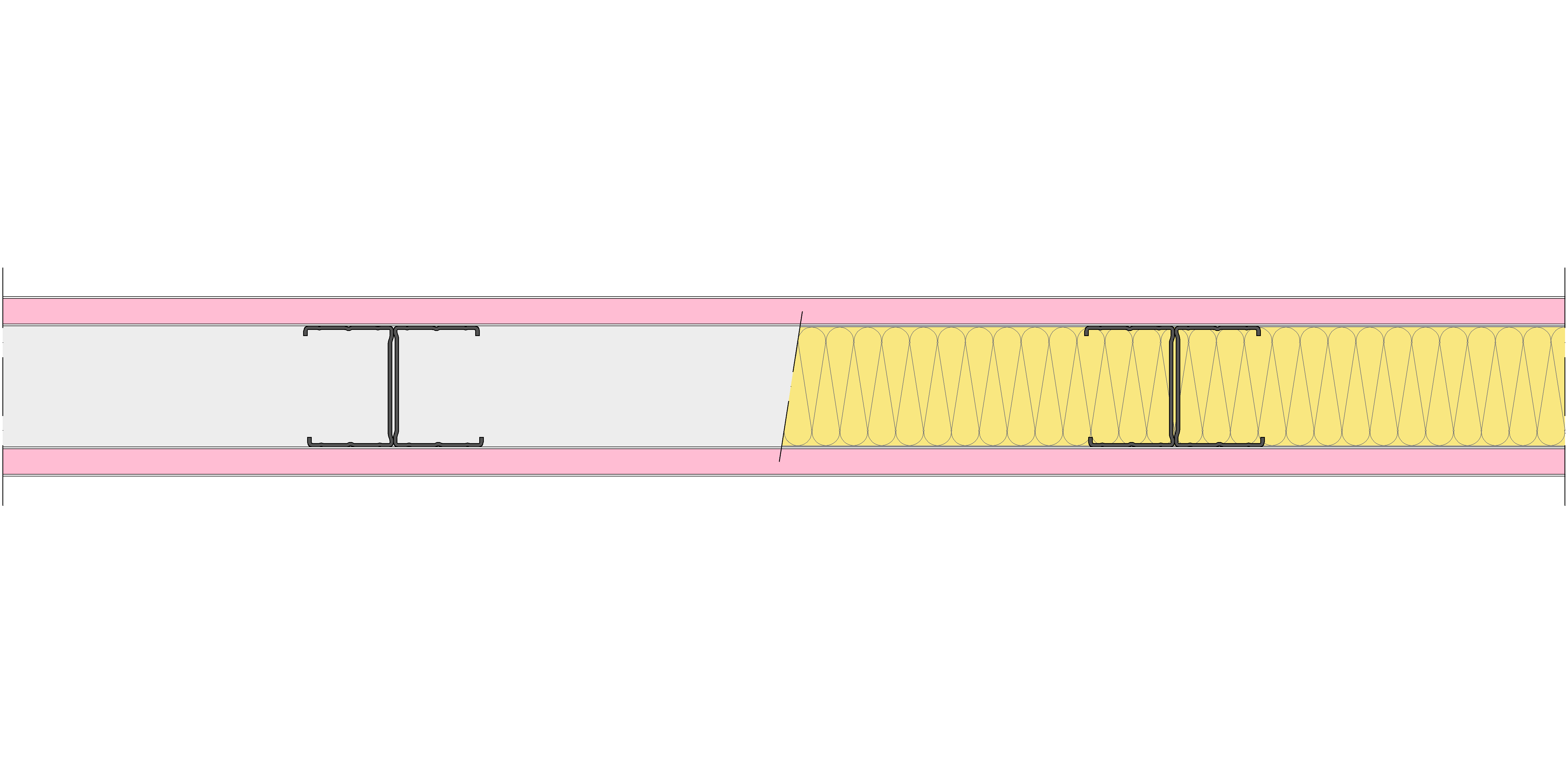 Tabique Pladur® 92/400 (62-45H) 2F MW
