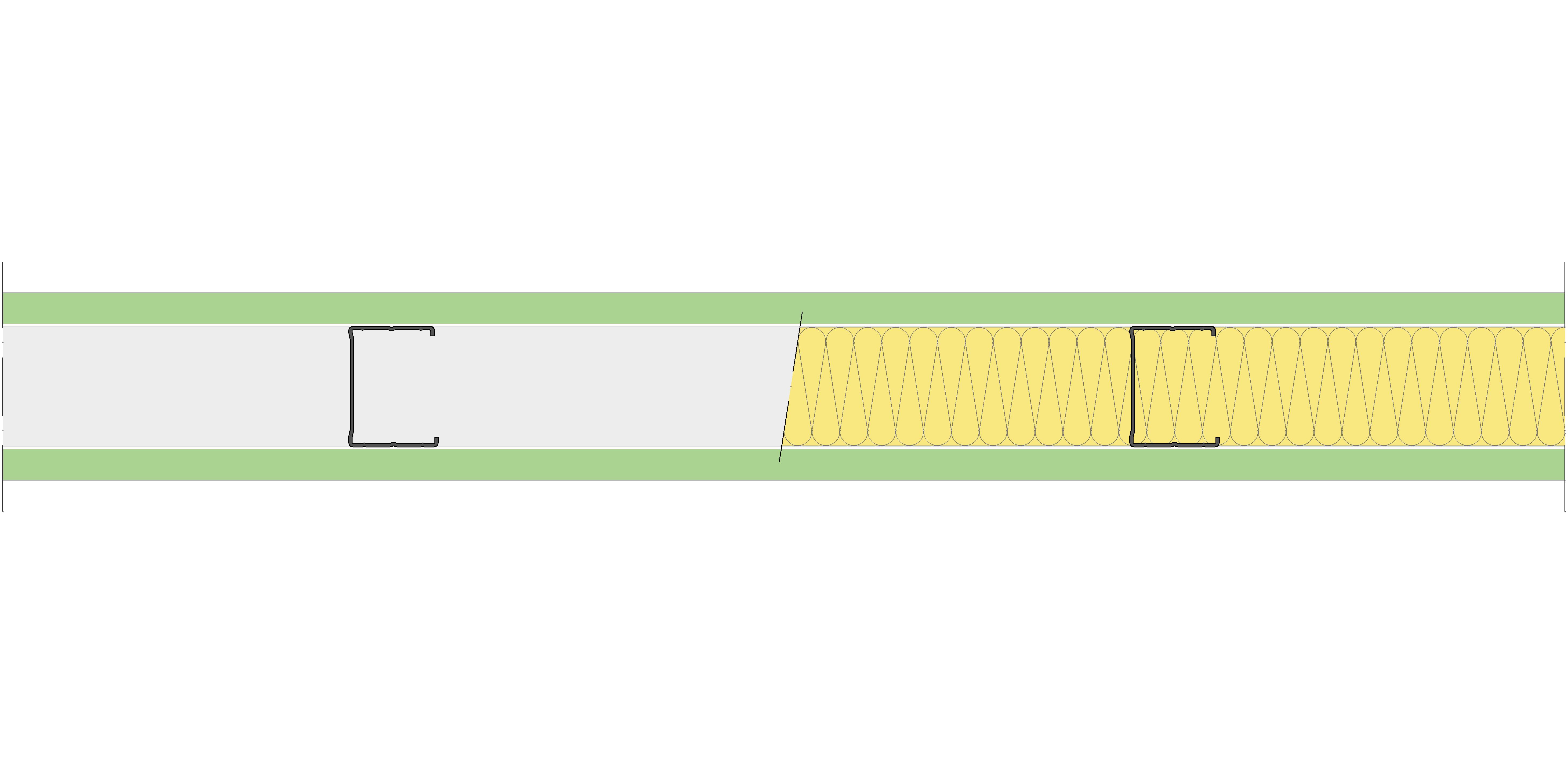Tabique Pladur® 98/400 (62-45) 2H1 MW
