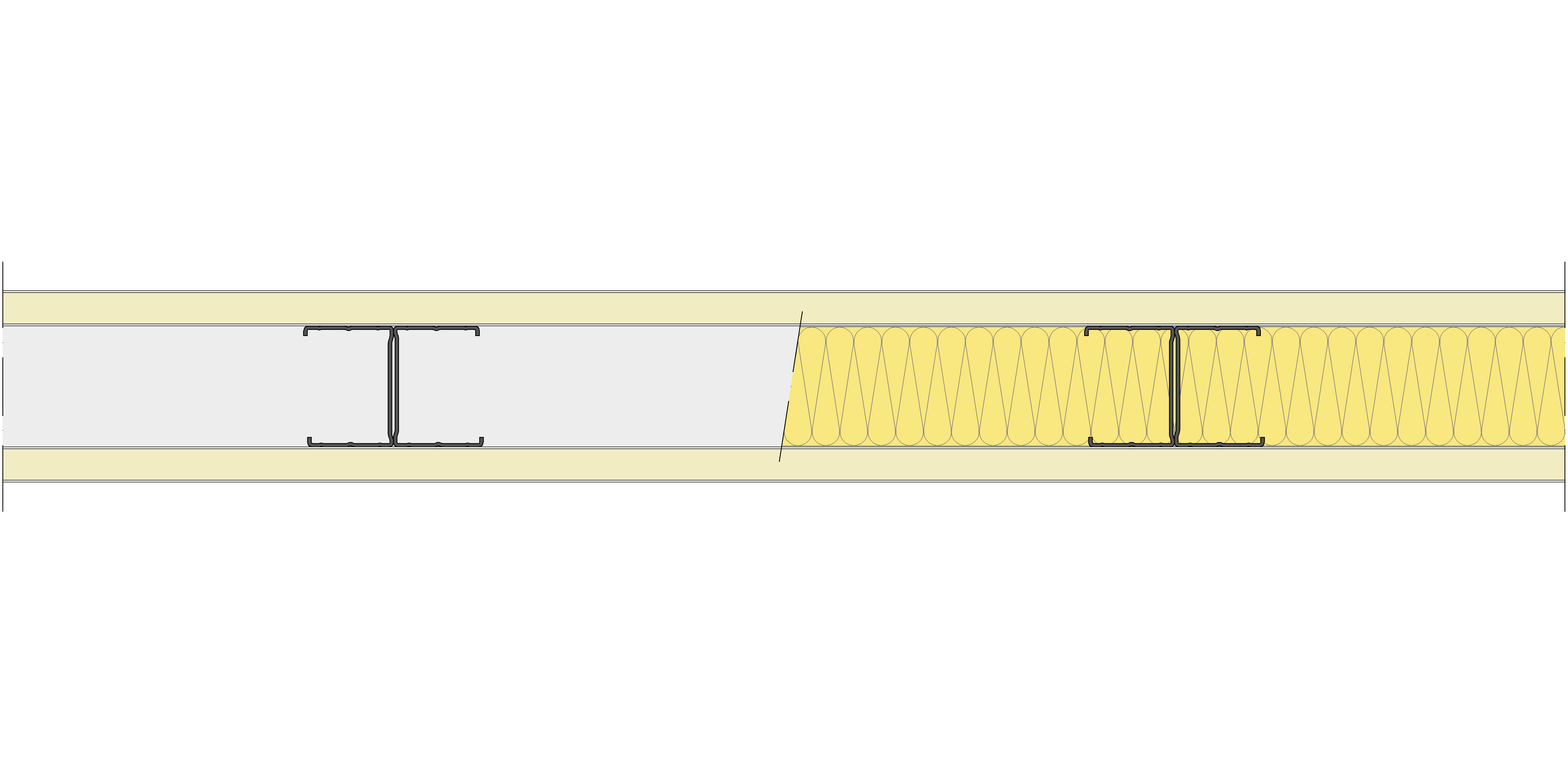 Tabique Pladur® 98/400 (62-45H) 2N MW
