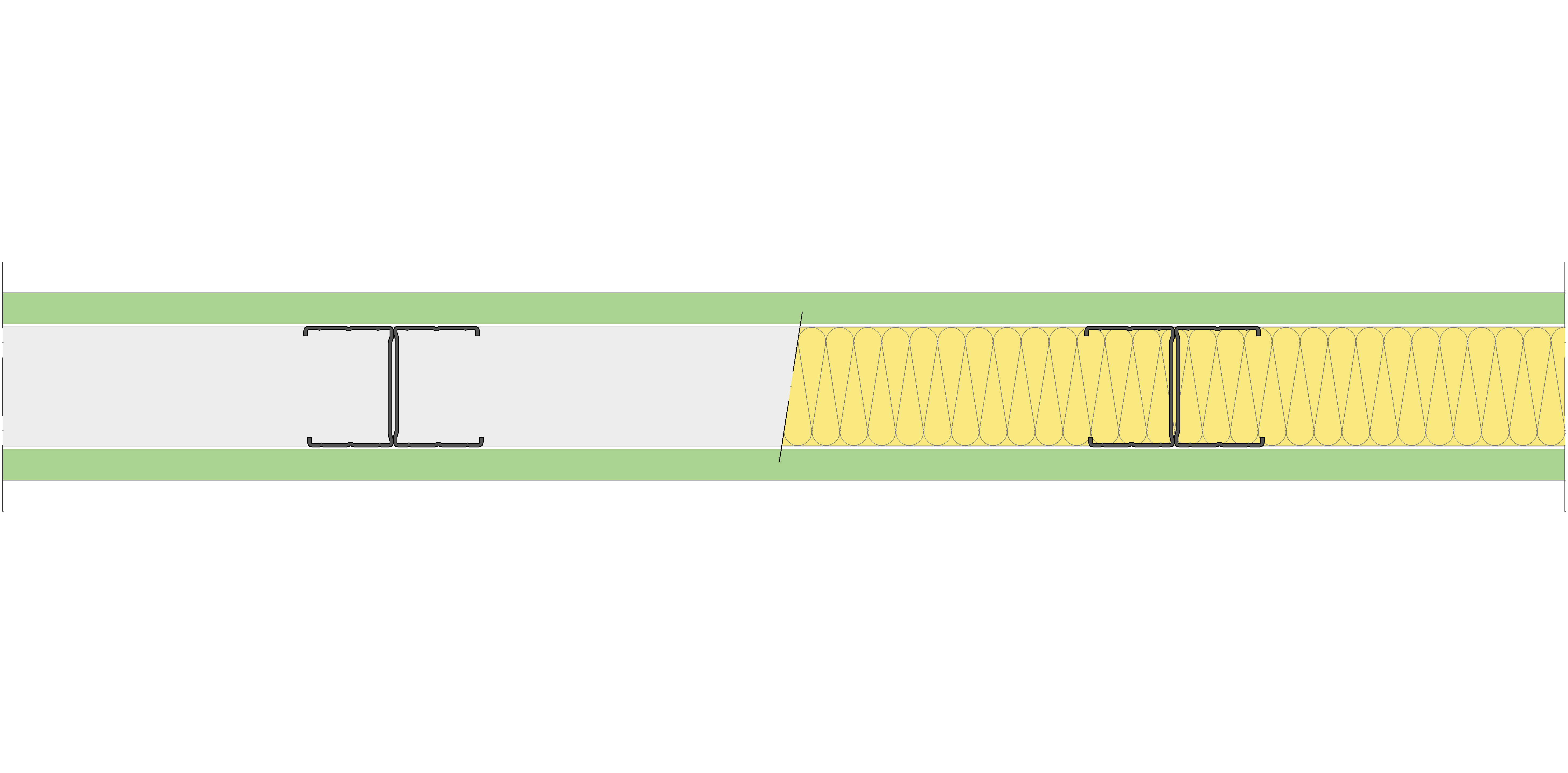 Tabique Pladur® 98/400 (62-45H) 2H1 MW