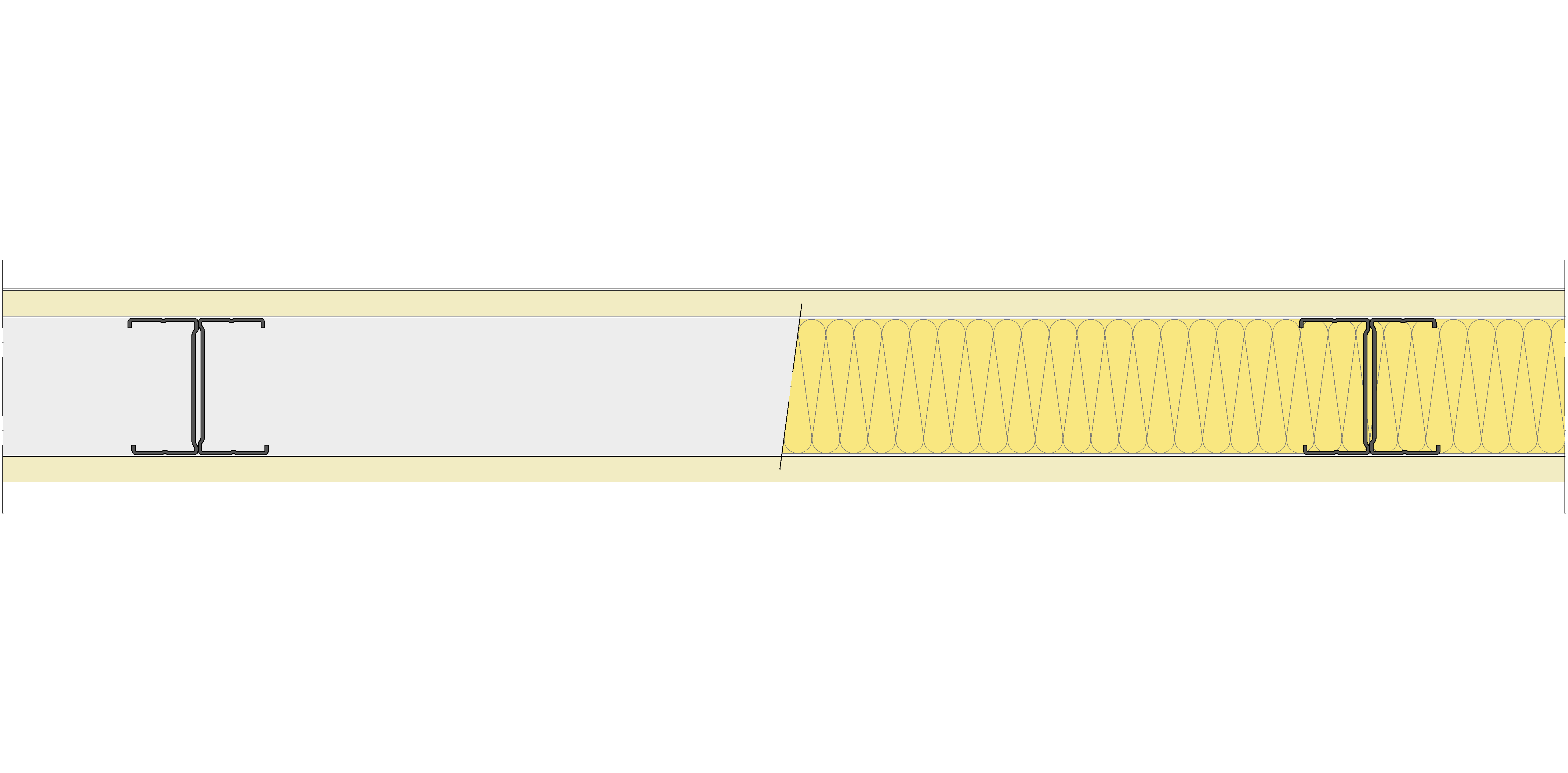 Tabique Pladur® 100/600 (70-35H) 2N MW