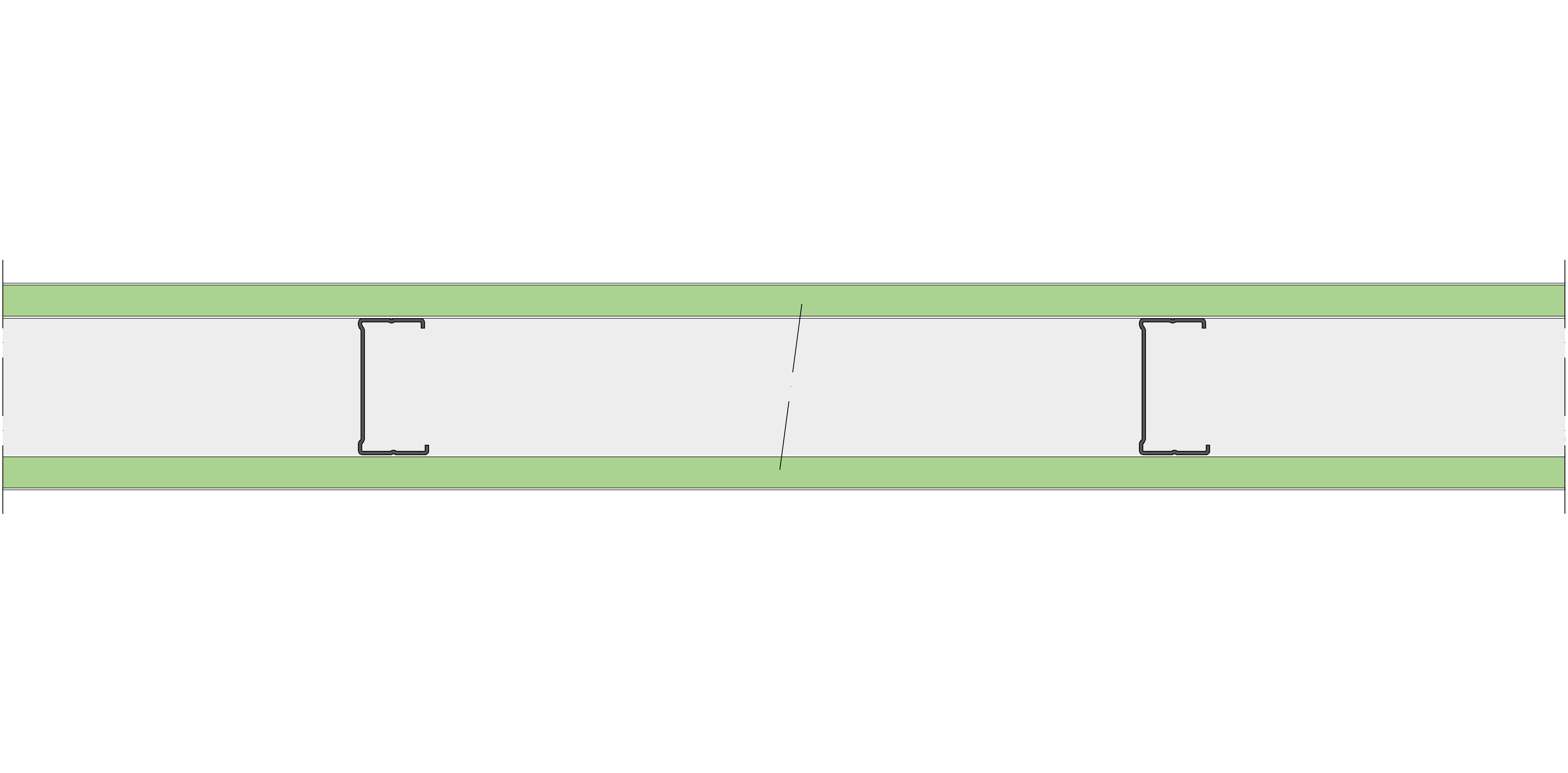 Tabique Pladur® 106/400 (70-35) 2H1 MW