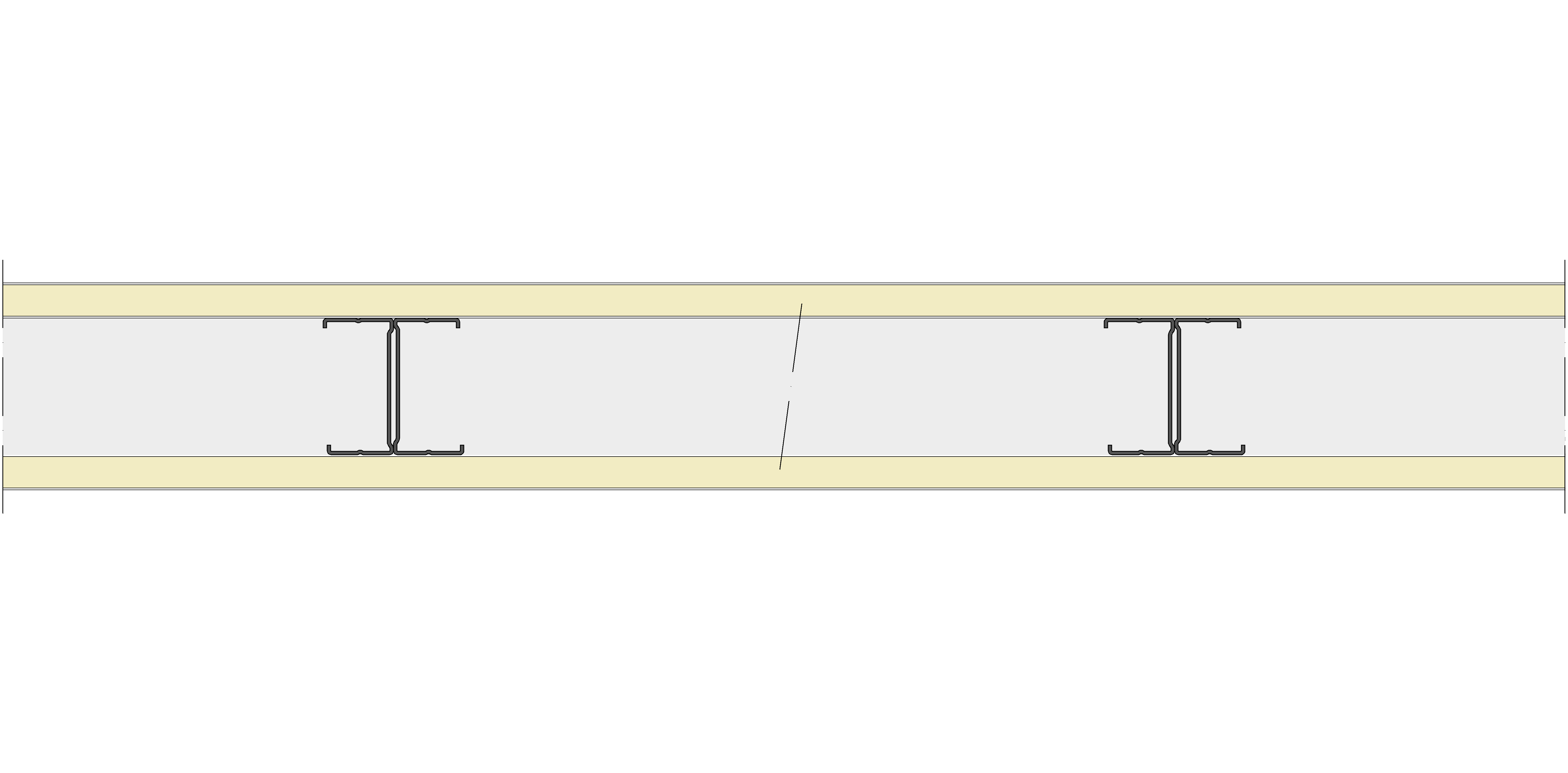 Tabique Pladur® 106/400 (70-35H) 2N MW