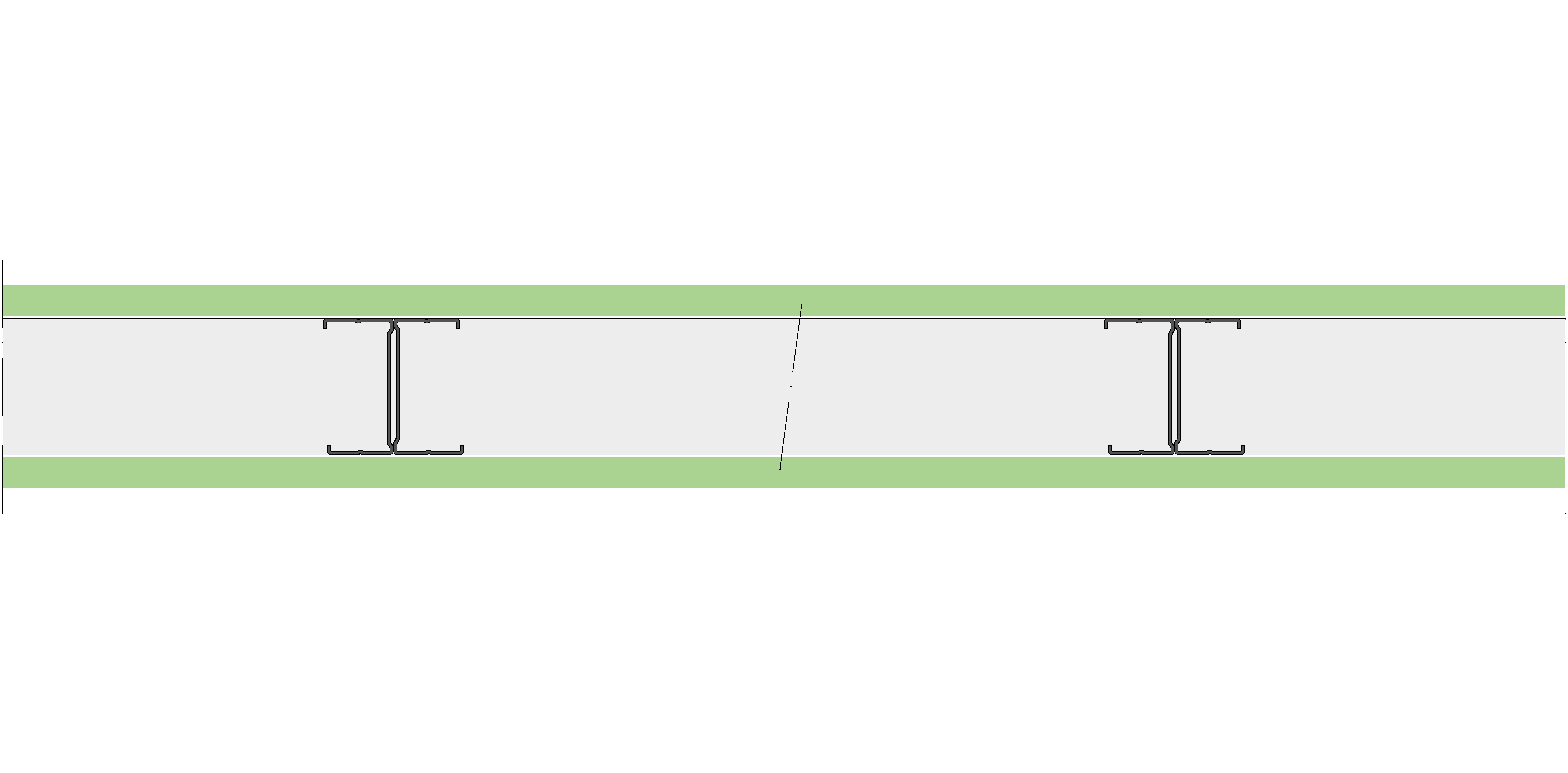 Tabique Pladur® 106/400 (70-35H) 2H1 MW