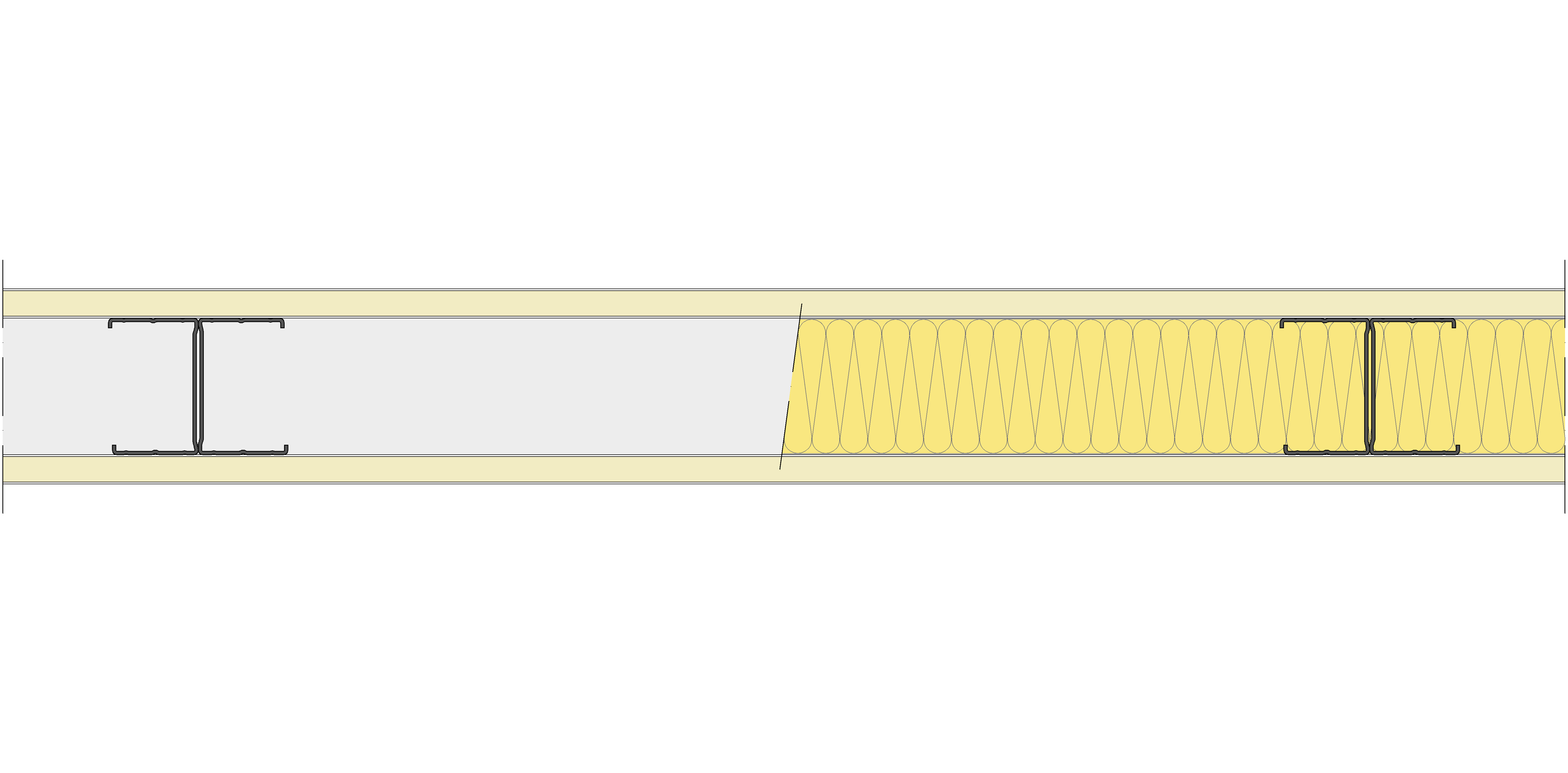 Tabique Pladur® 100/600 (70-45H) 2N MW