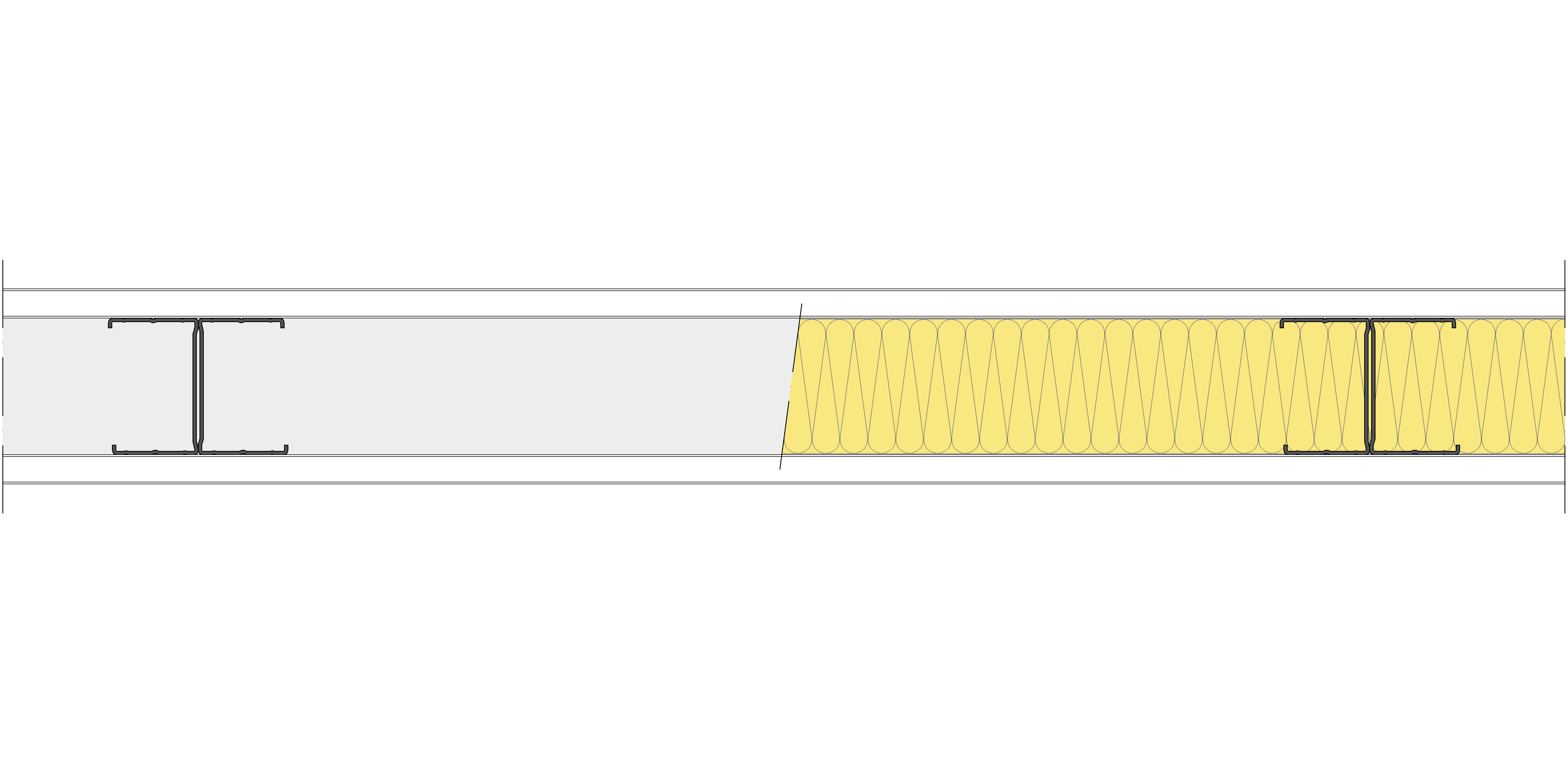 Tabique Pladur® 100/600 (70-45H) 2N A1 MW