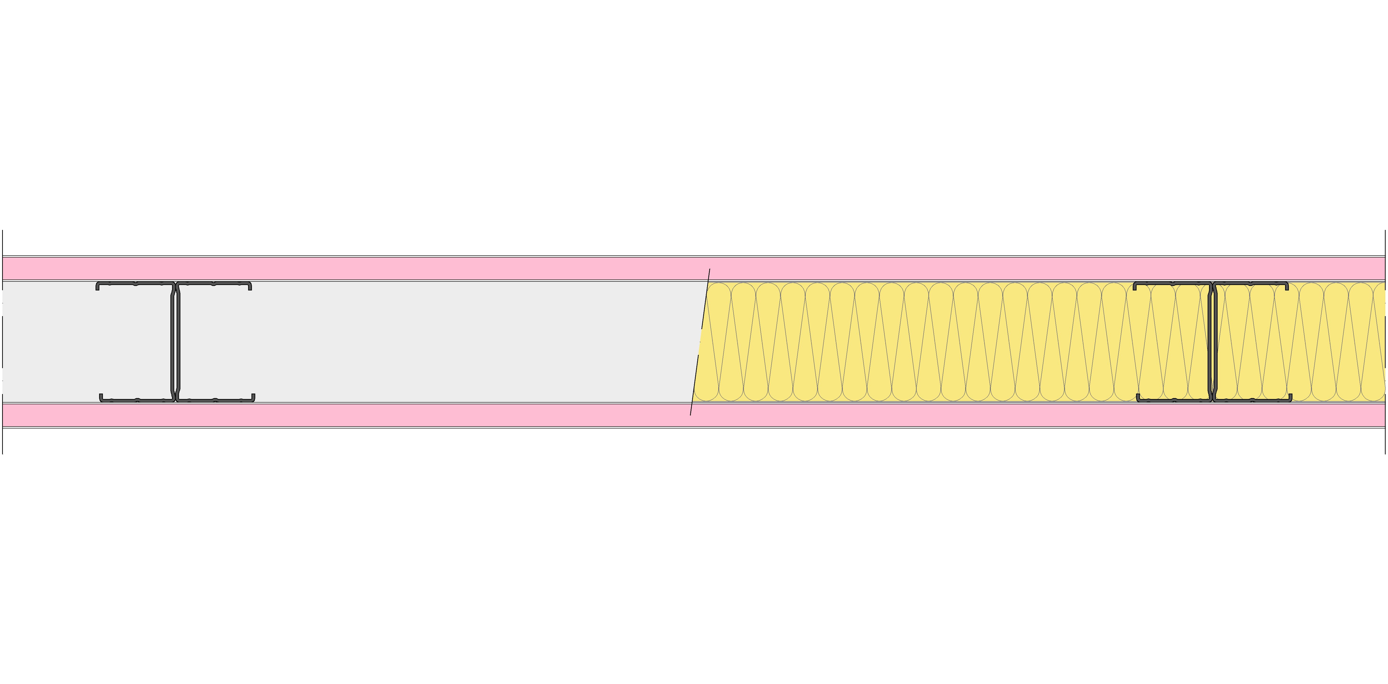 Tabique Pladur® 100/600 (70-45H) 2F MW
