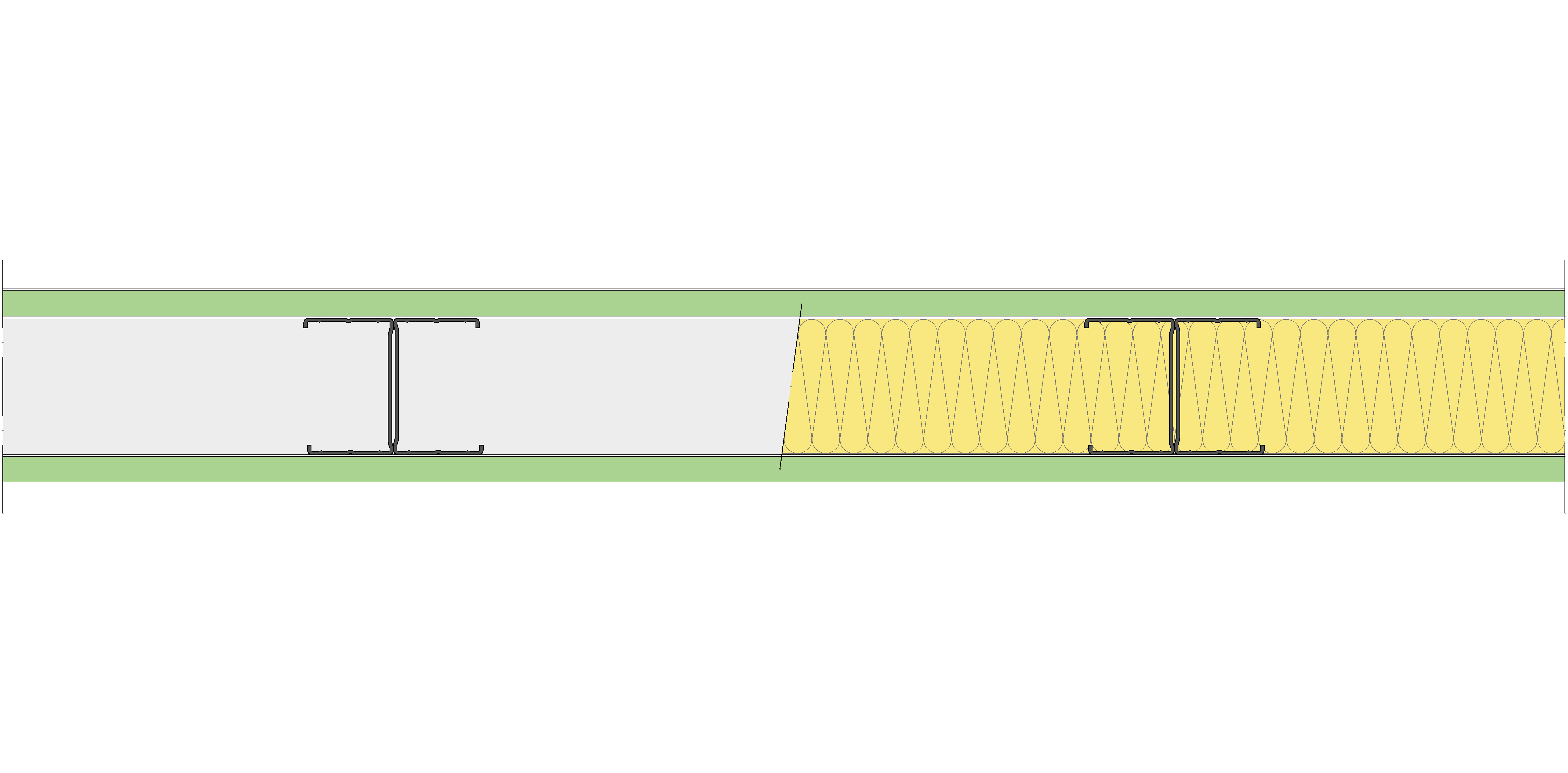 Tabique Pladur® 100/400 (70-45H) 2H1 MW