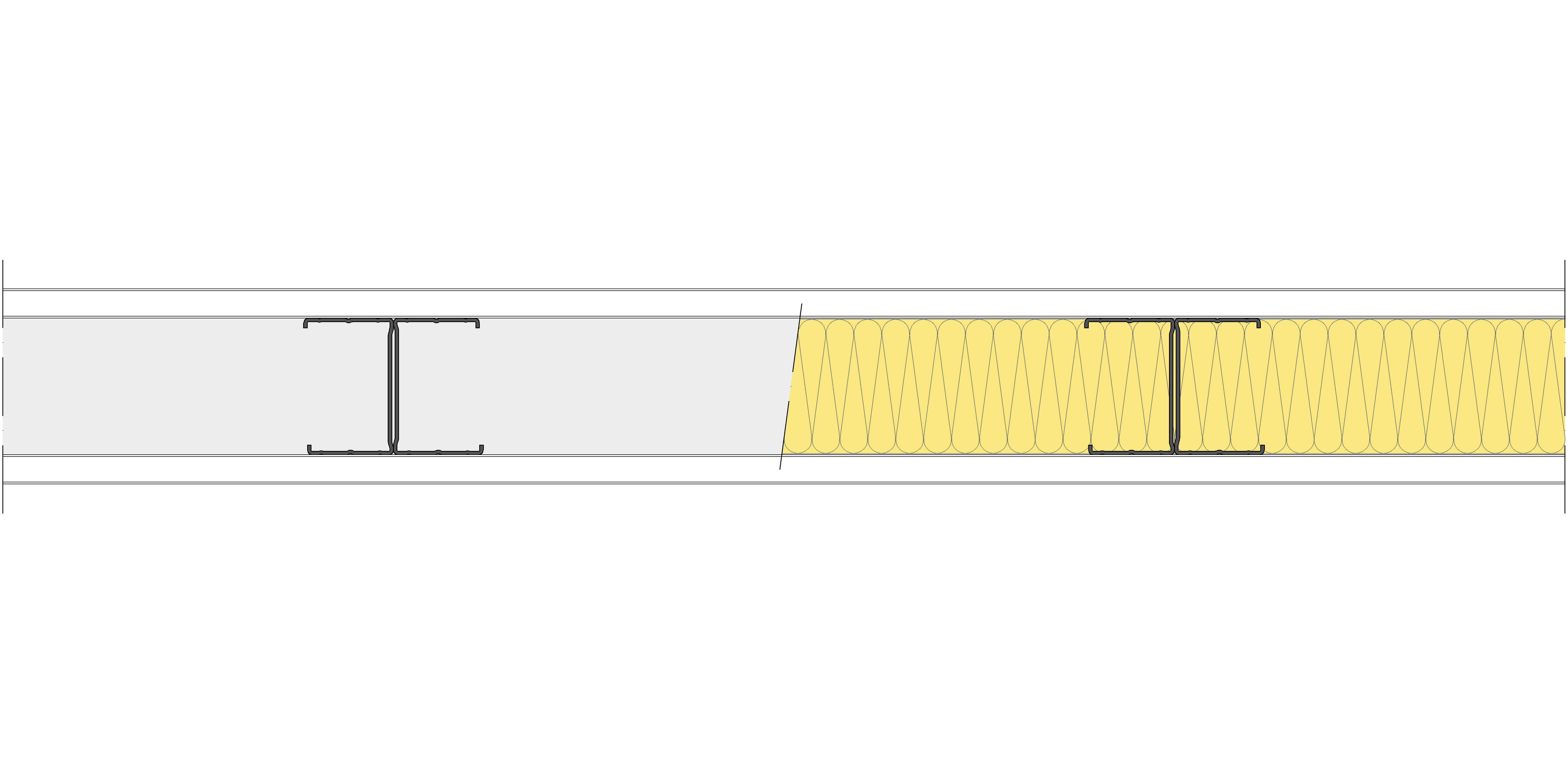 Tabique Pladur® 100/400 (70-45H) 2N A1 MW