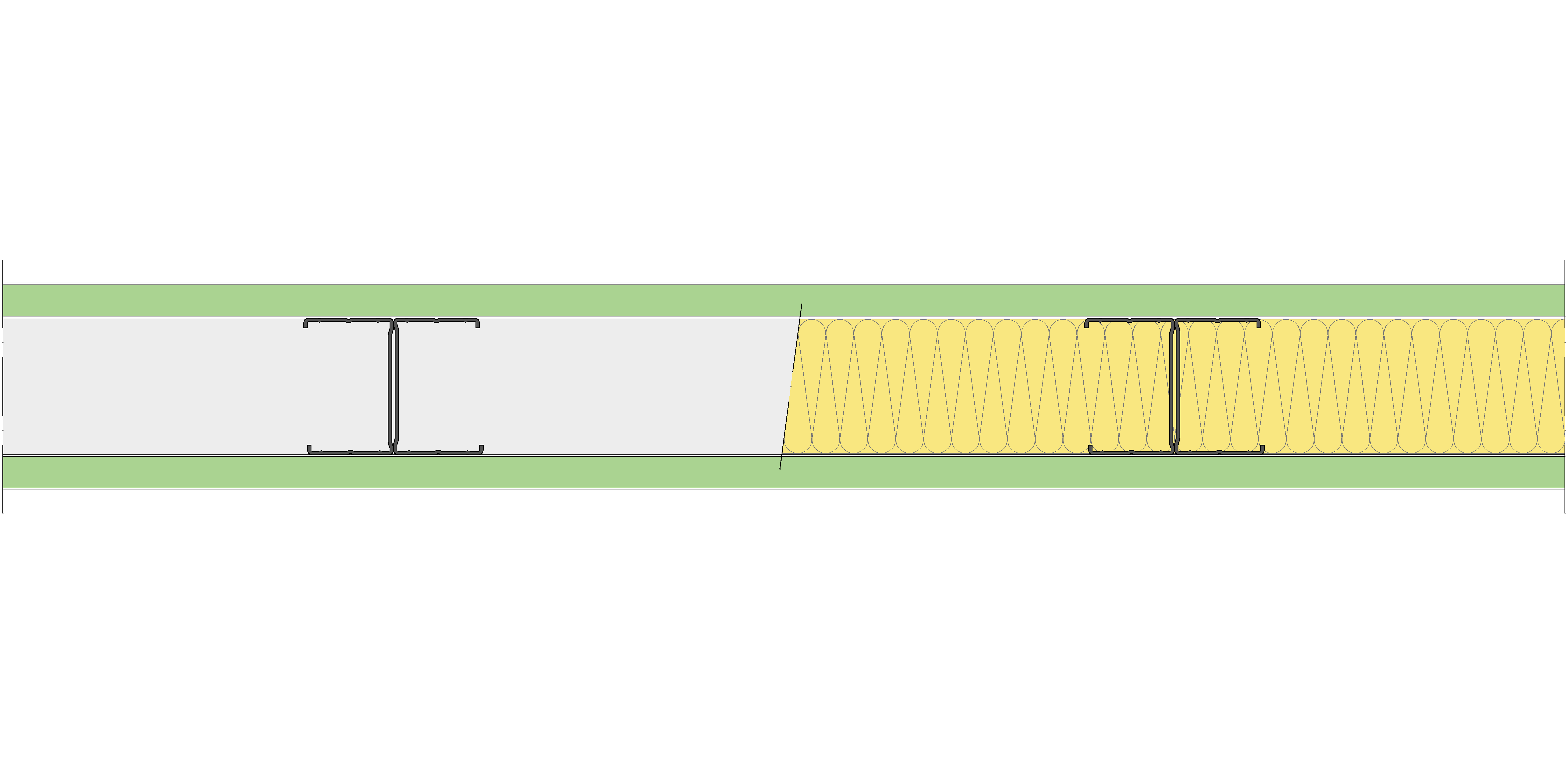 Tabique Pladur® 106/400 (70-45H) 2H1 MW
