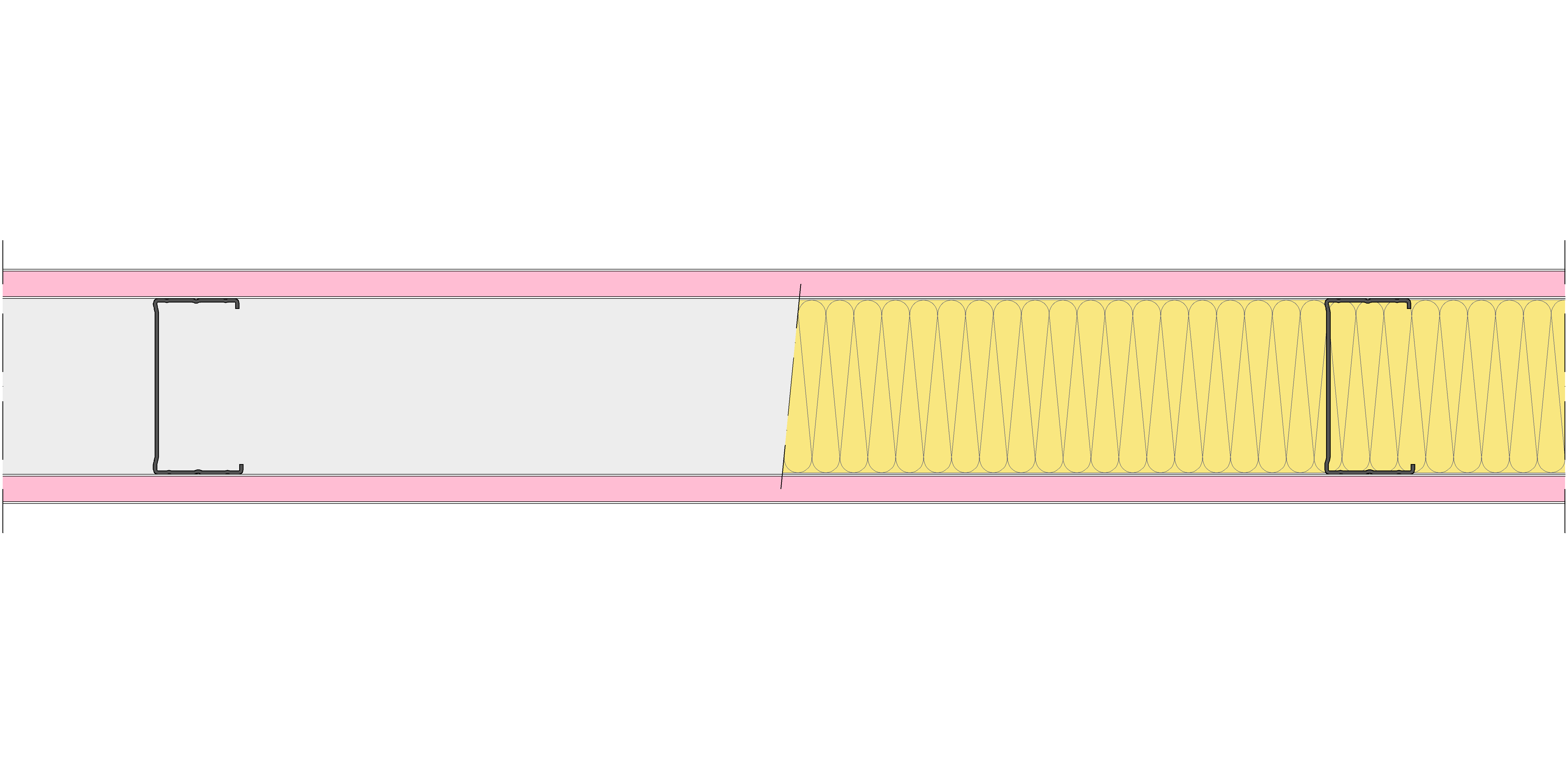 Tabique Pladur® 120/600 (90-45) 2F MW