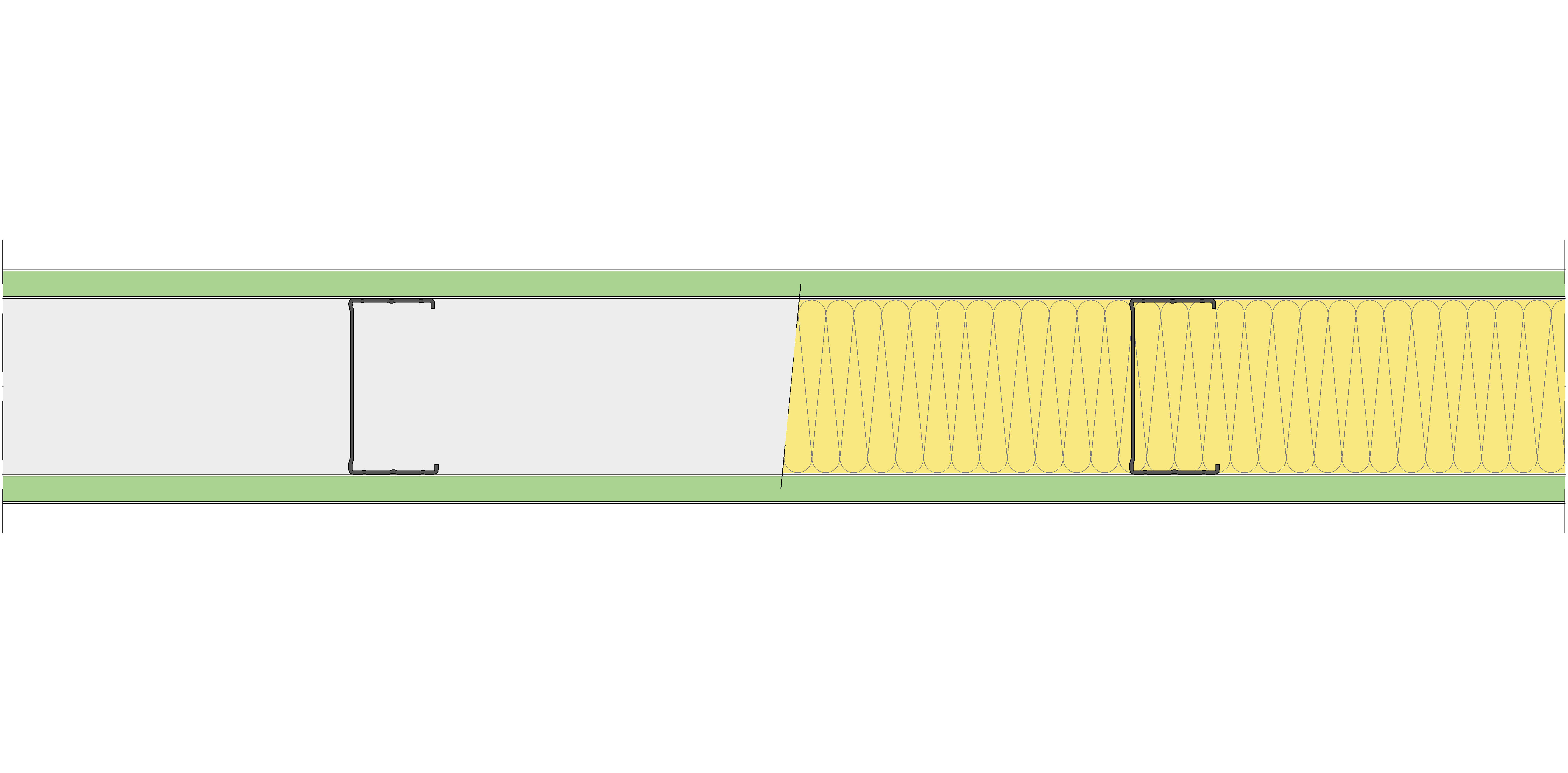 Tabique Pladur® 120/400 (90-45) 2H1 MW