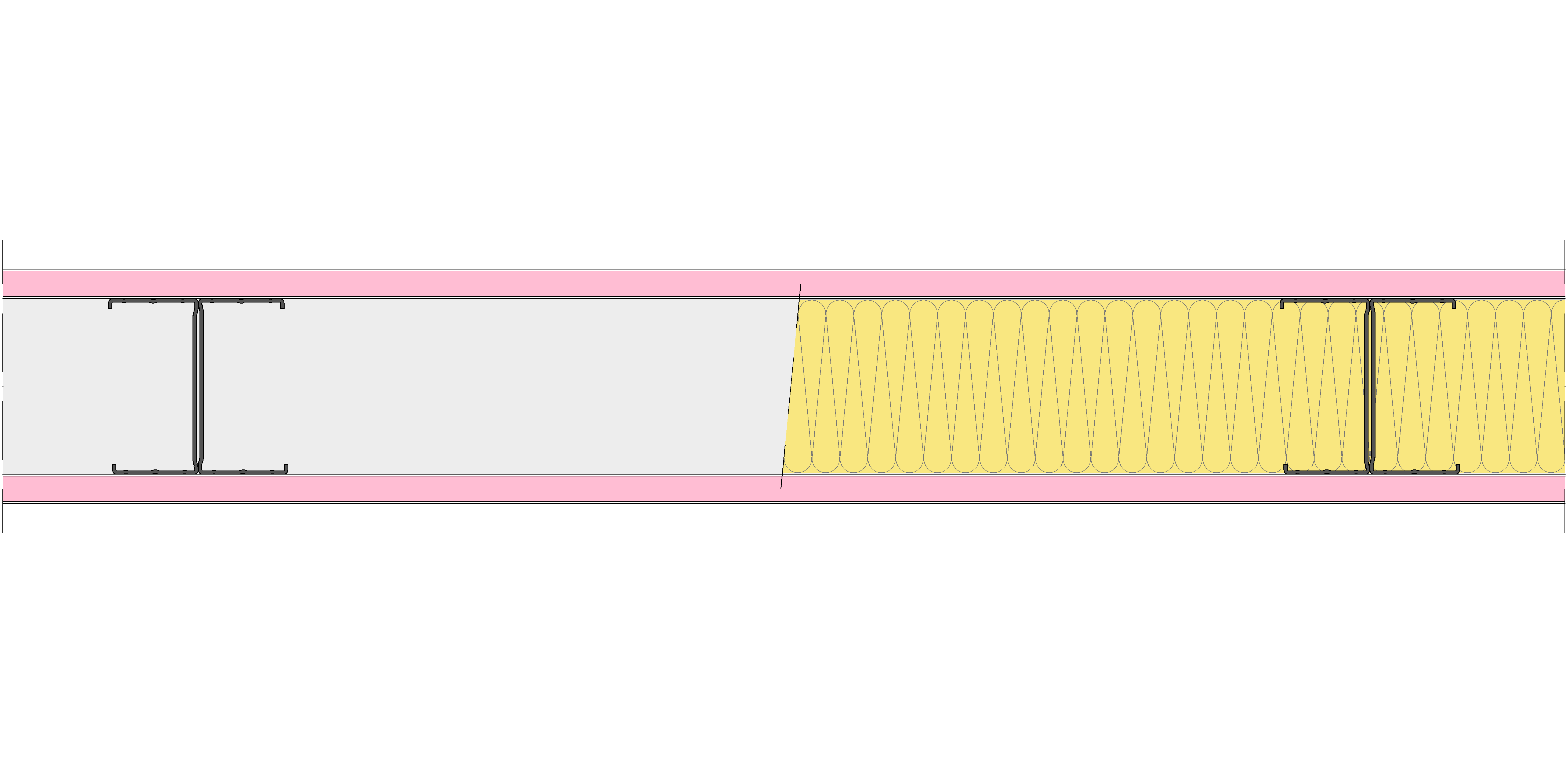 Tabique Pladur® 120/600 (90-45H) 2F MW