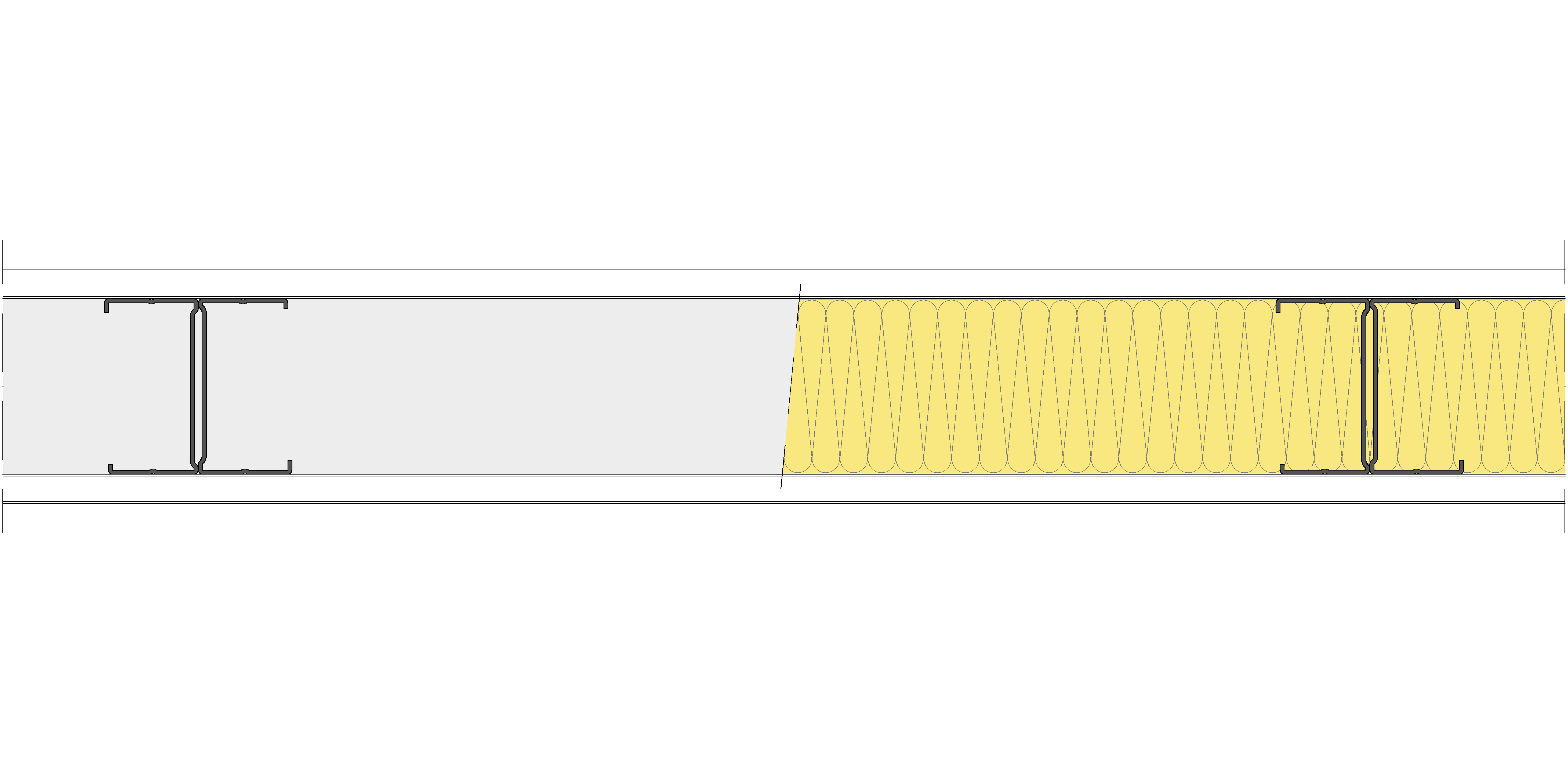 Tabique Pladur® 120/600 (90H) 2N A1 MW