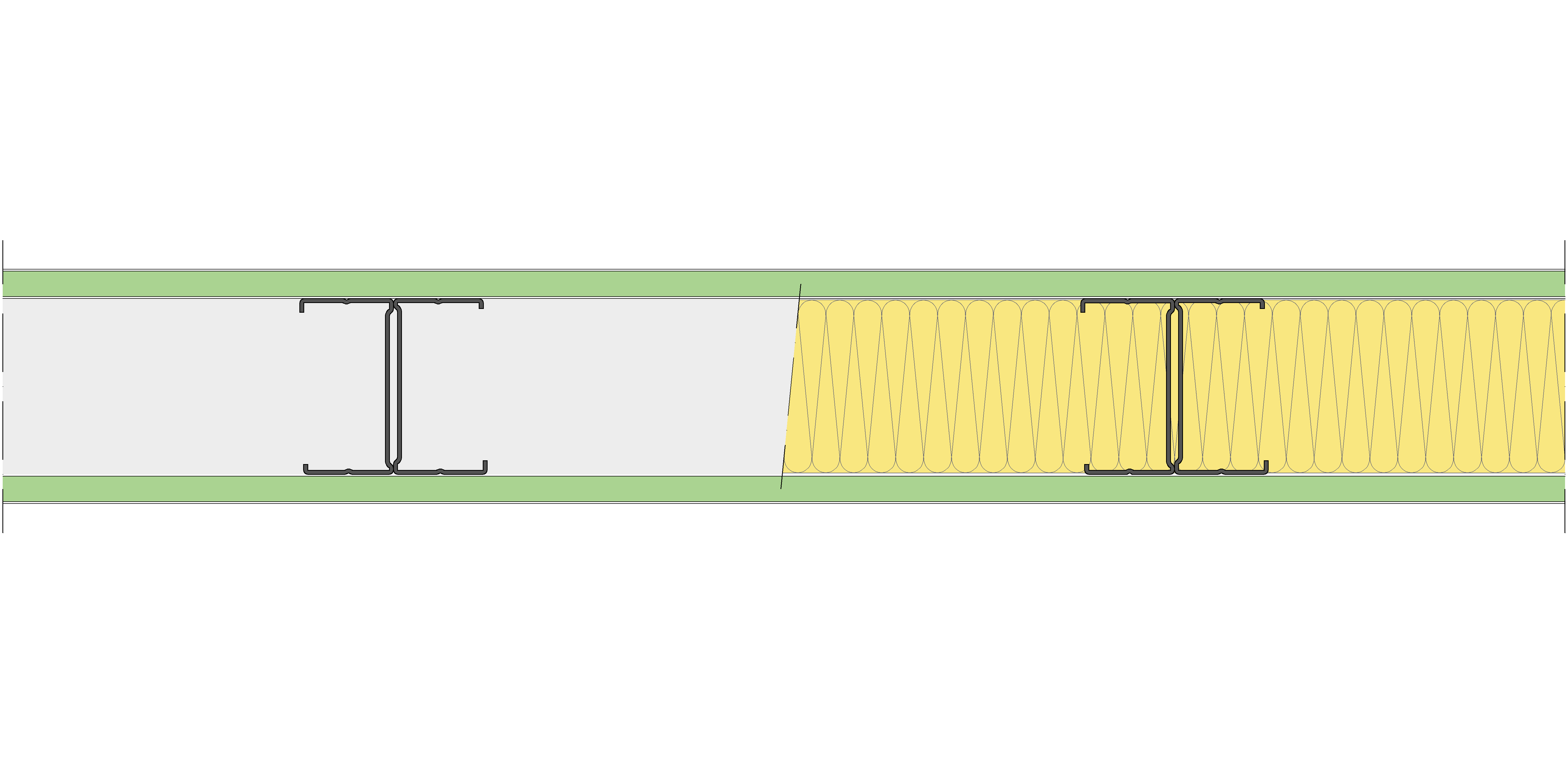 Tabique Pladur® 120/400 (90H) 2H1 MW
