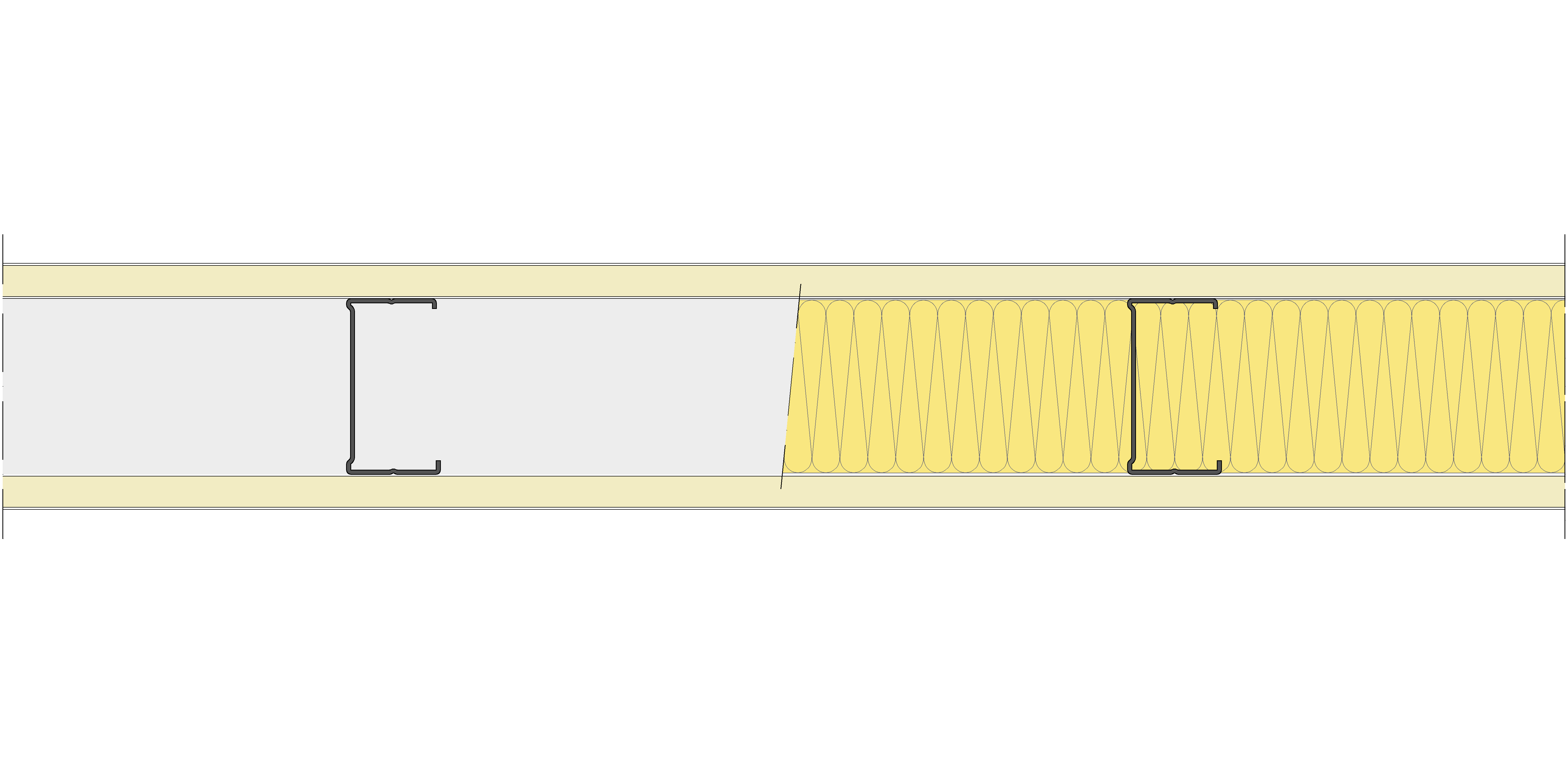 Tabique Pladur® 126/400 (90) 2N MW