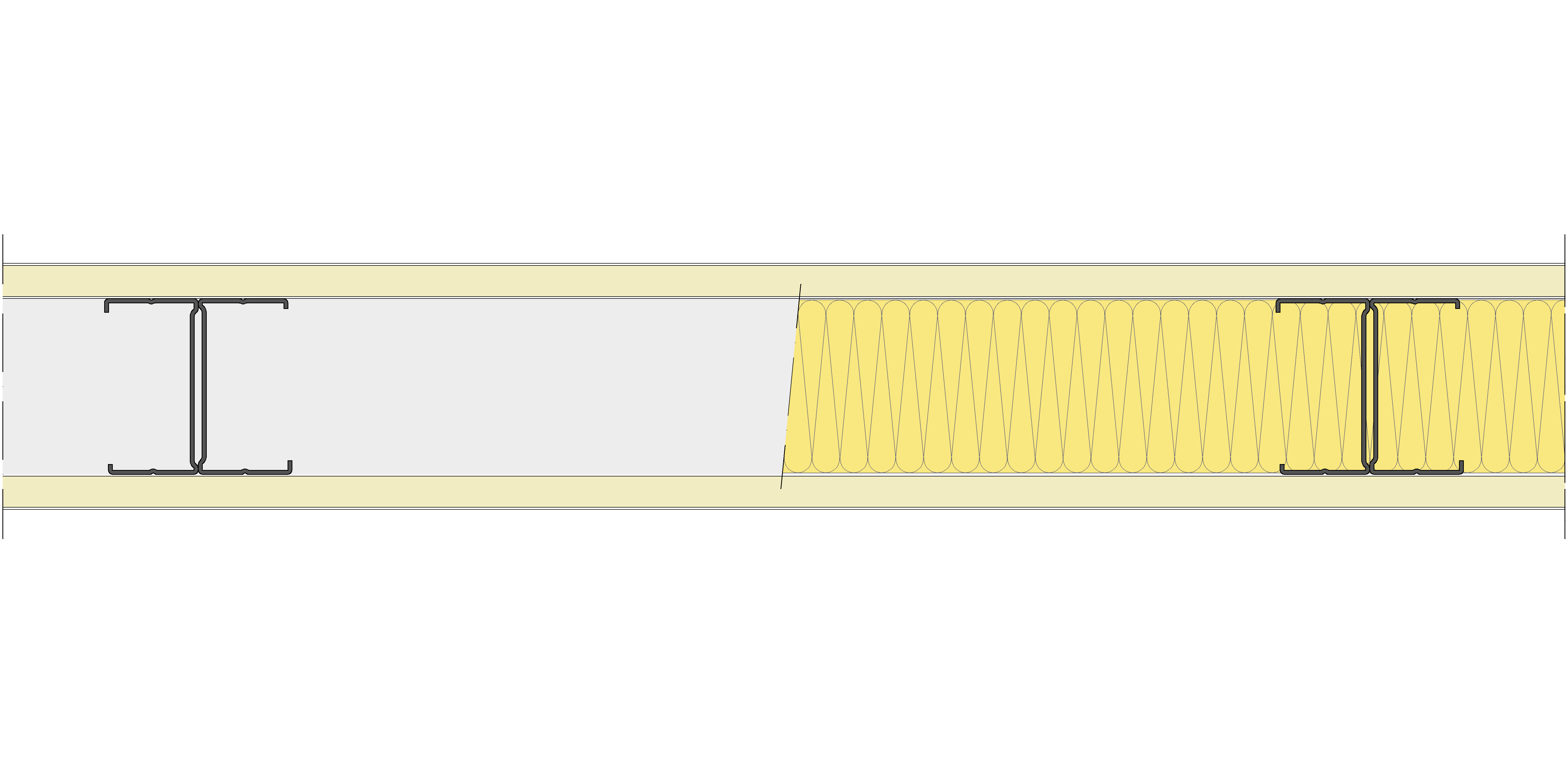 Tabique Pladur® 126/600 (90H) 2N MW