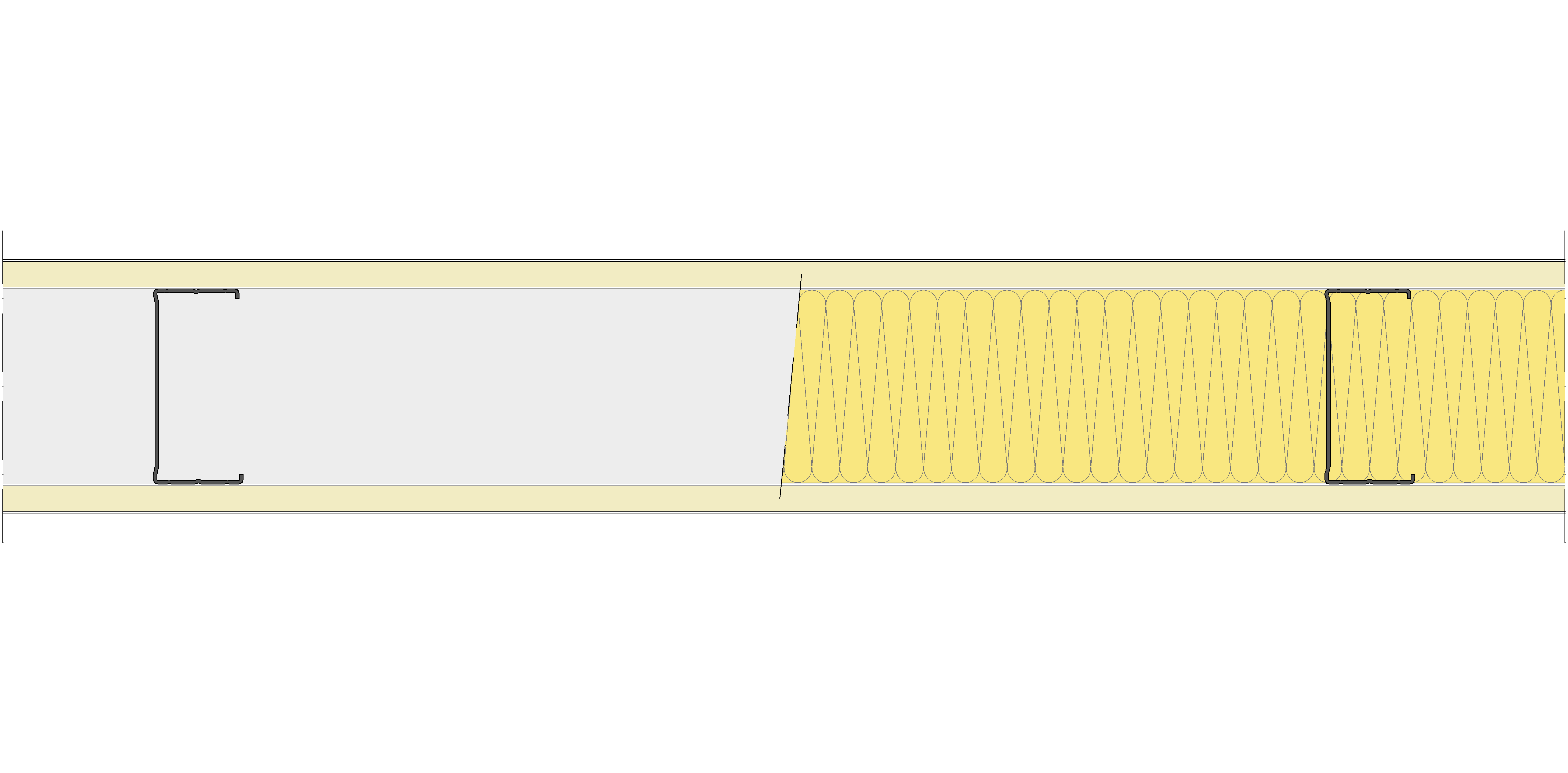 Tabique Pladur® 130/600 (100-45) 2N MW