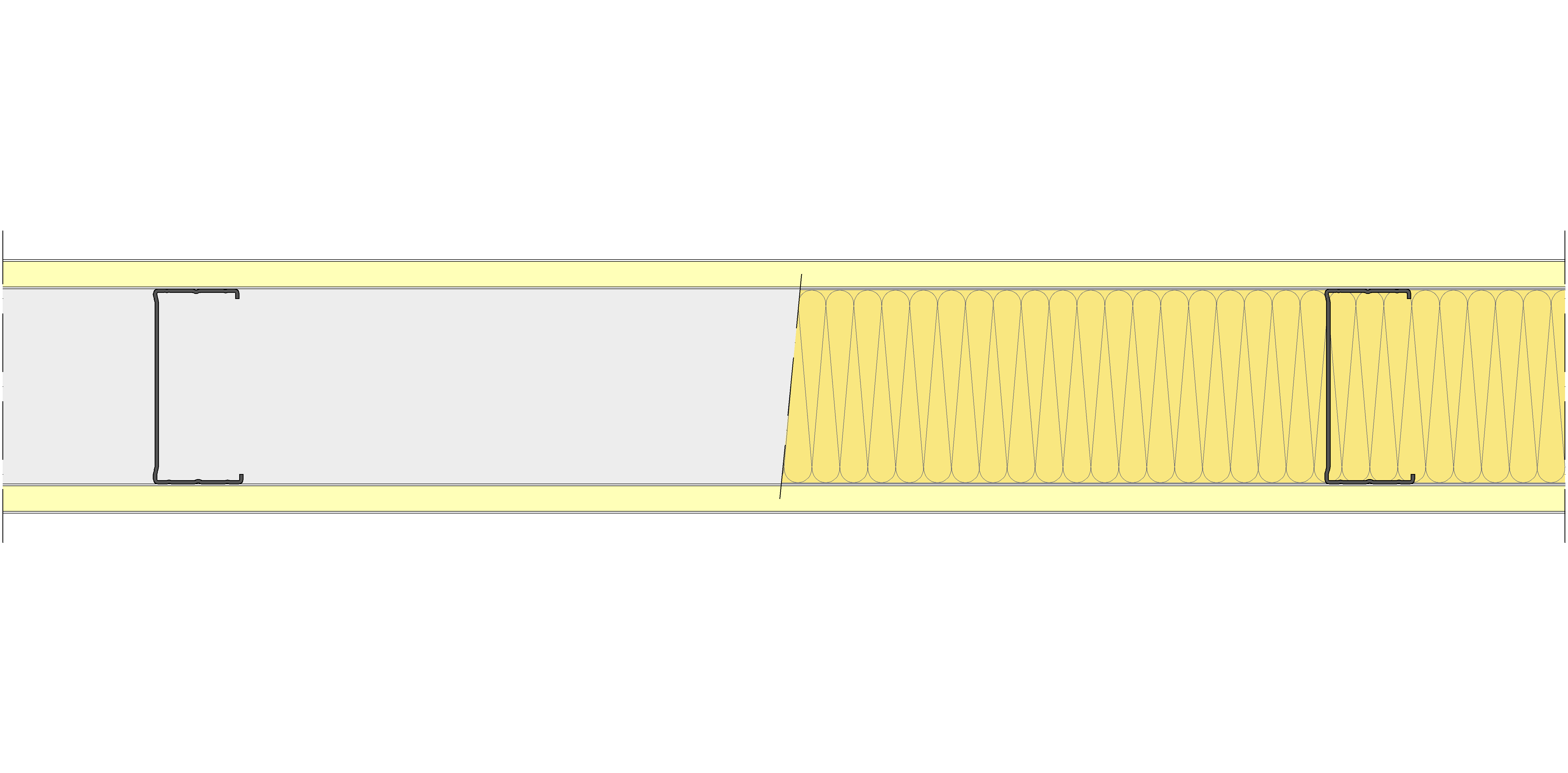 Tabique Pladur® 130/600 (100-45) 2I MW