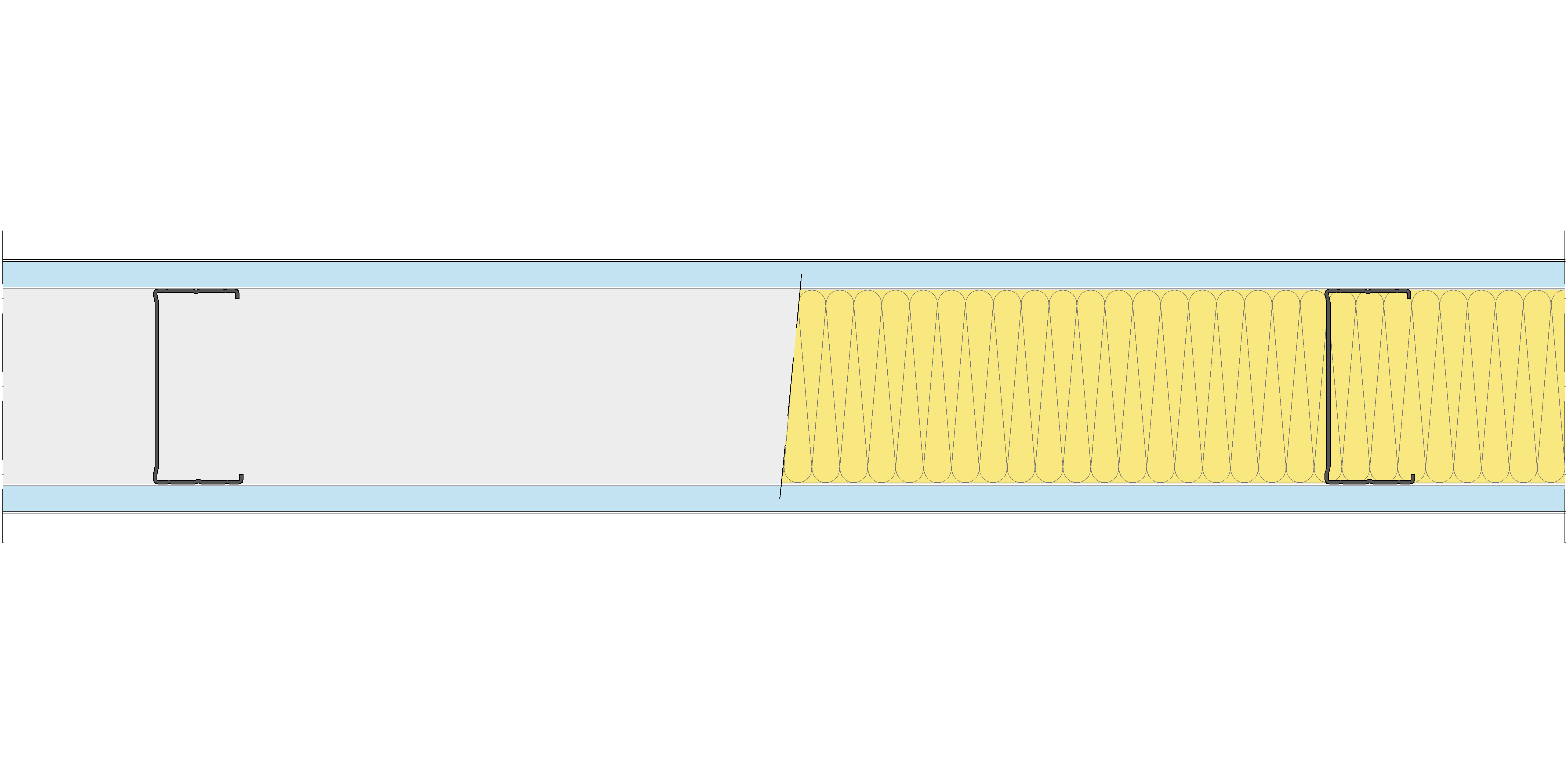 Tabique Pladur® 130/600 (100-45) 2OMNIA MW