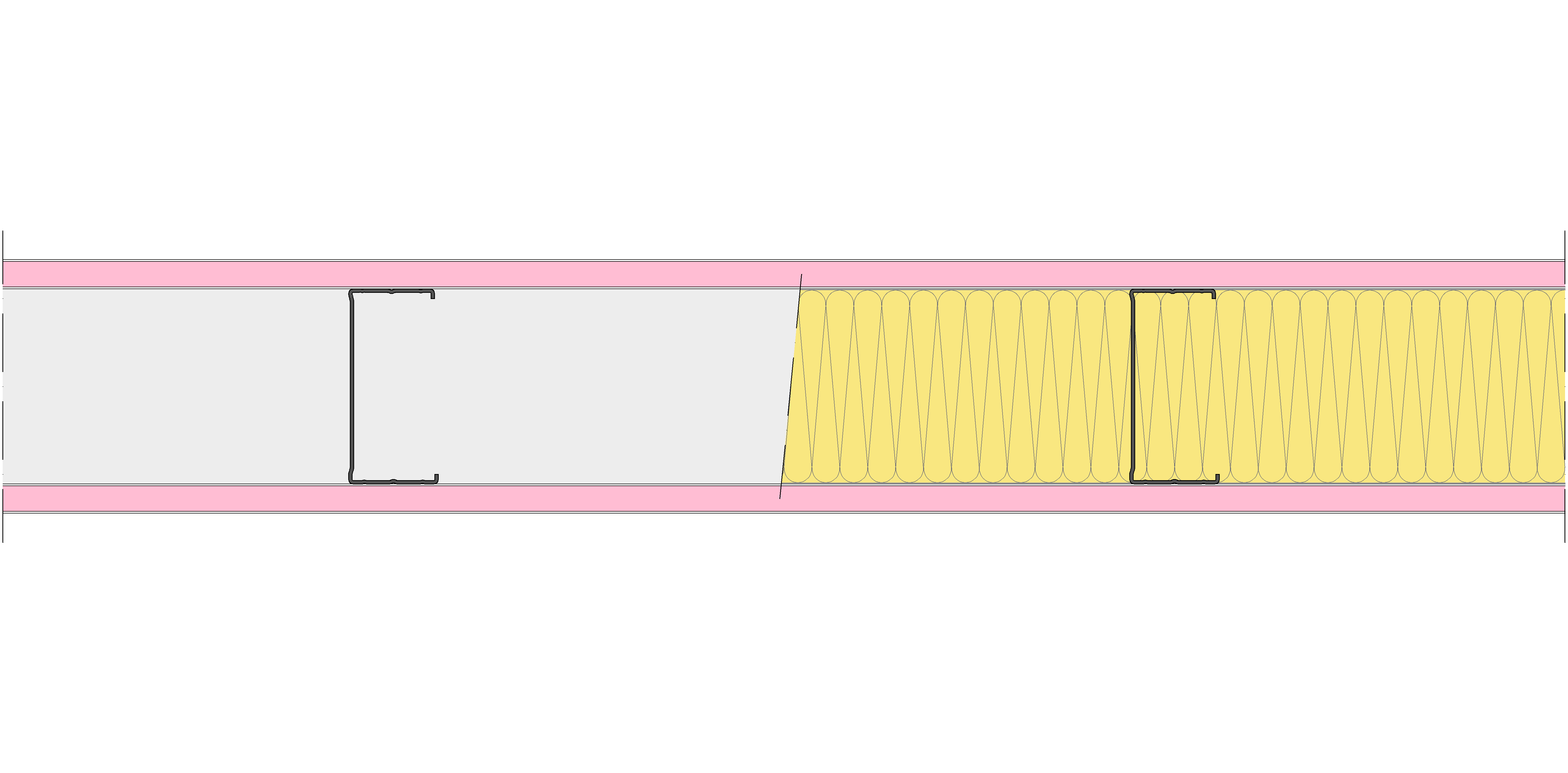 Tabique Pladur® 130/400 (100-45) 2F MW