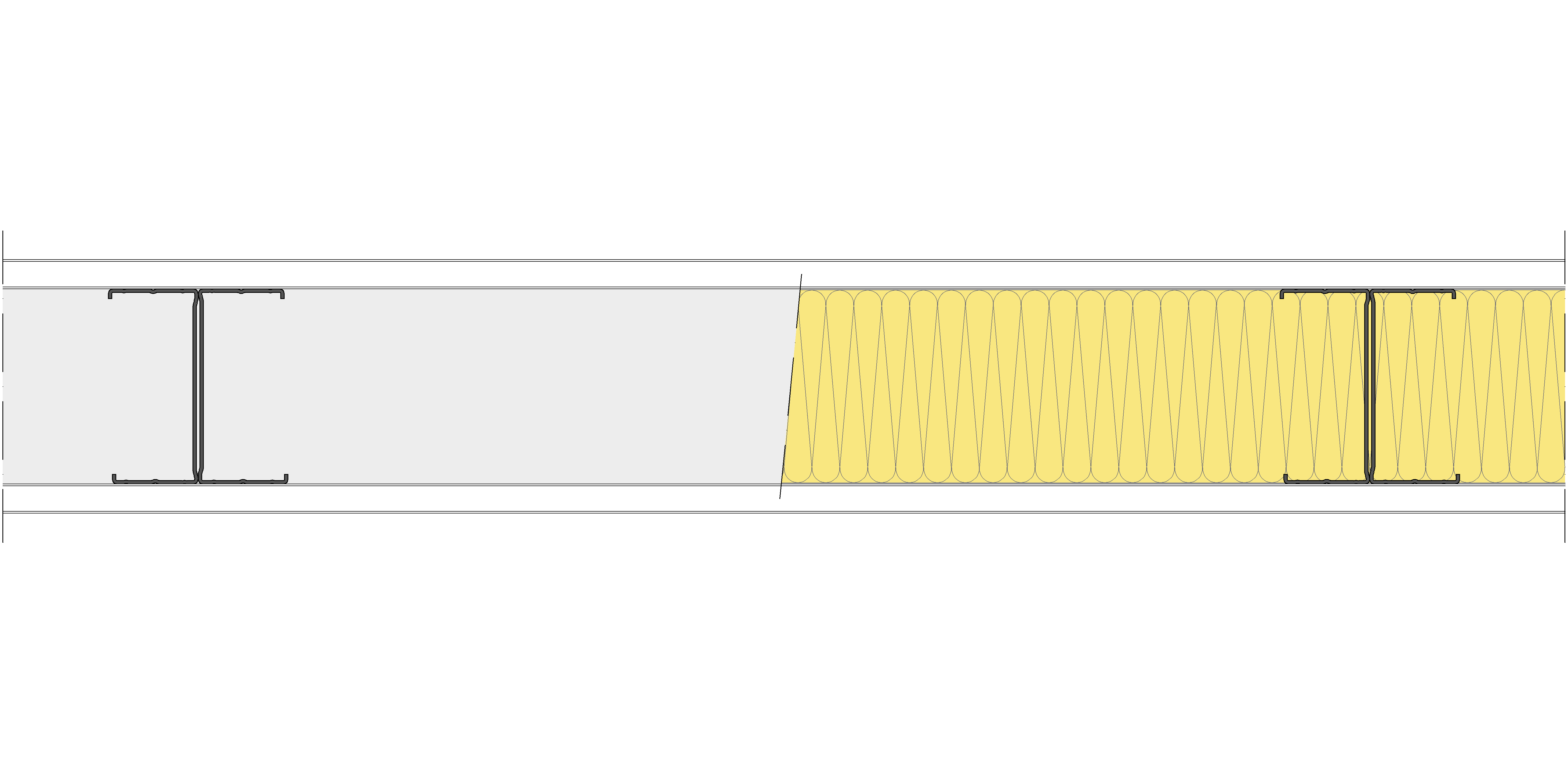 Tabique Pladur® 130/600 (100-45H) 2N A1 MW