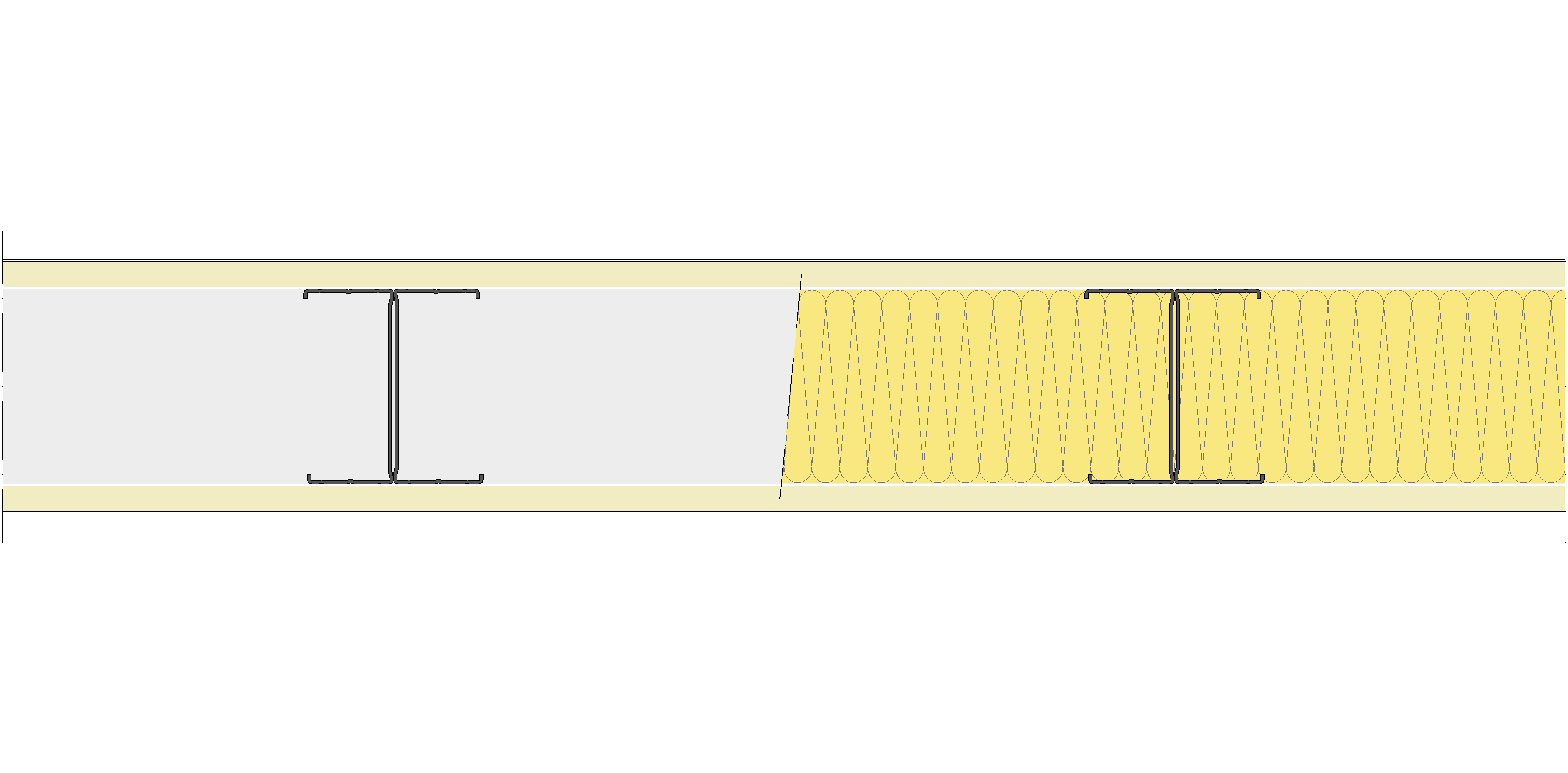 Tabique Pladur® 130/400 (100-45H) 2N MW