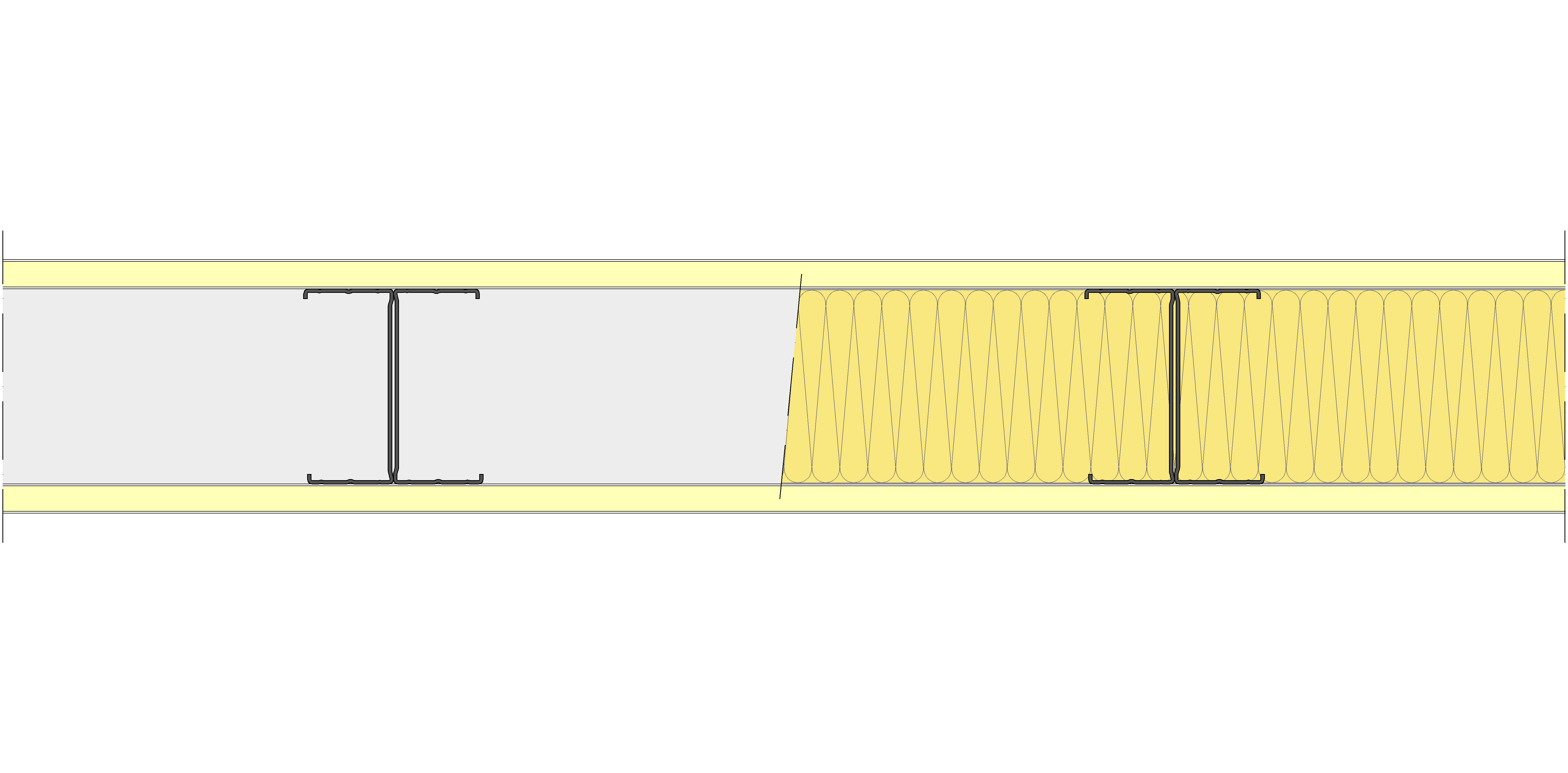 Tabique Pladur® 130/400 (100-45H) 2I MW