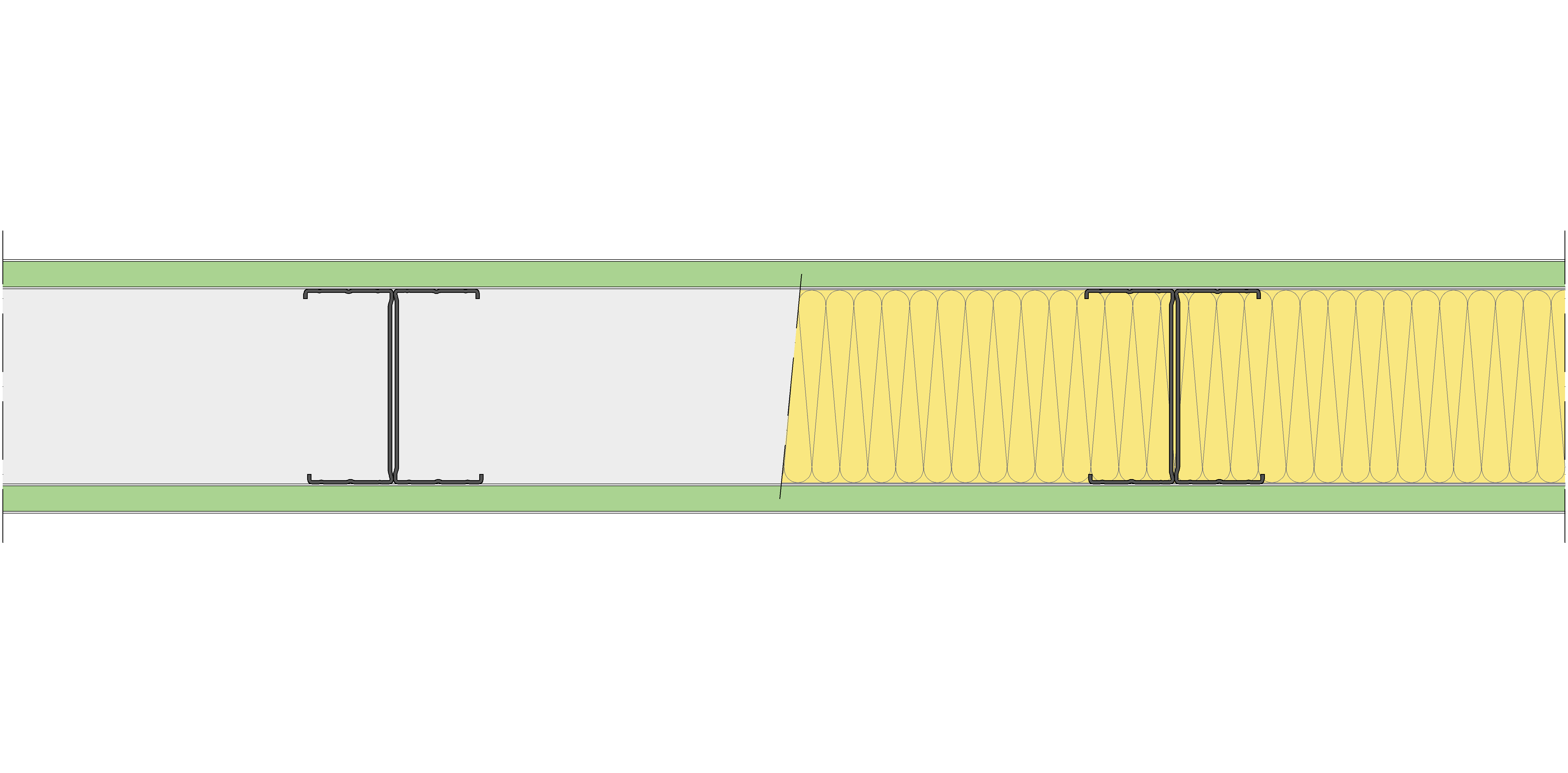 Tabique Pladur® 130/400 (100-45H) 2H1 MW