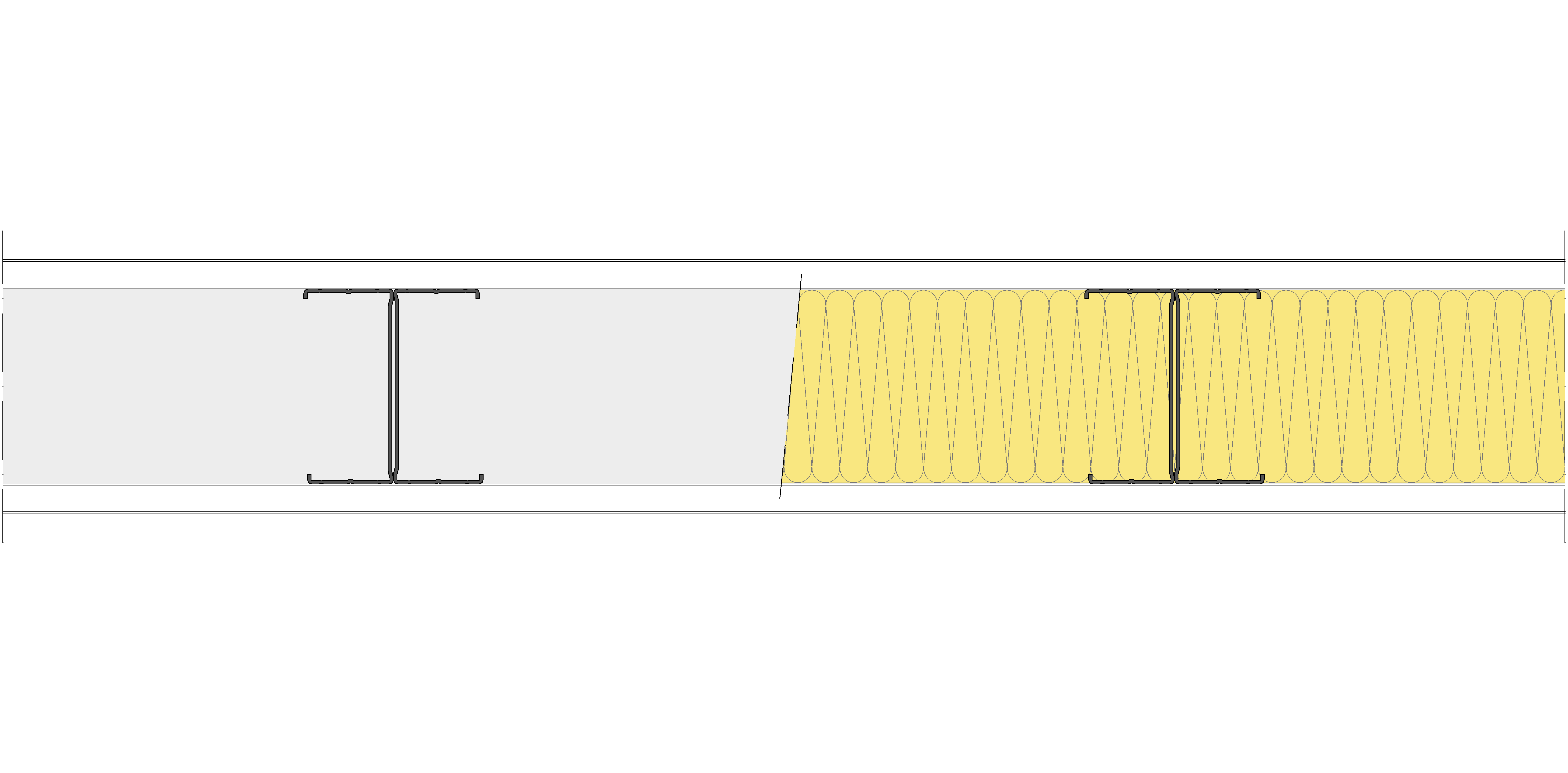 Tabique Pladur® 130/400 (100-45H) 2N A1 MW