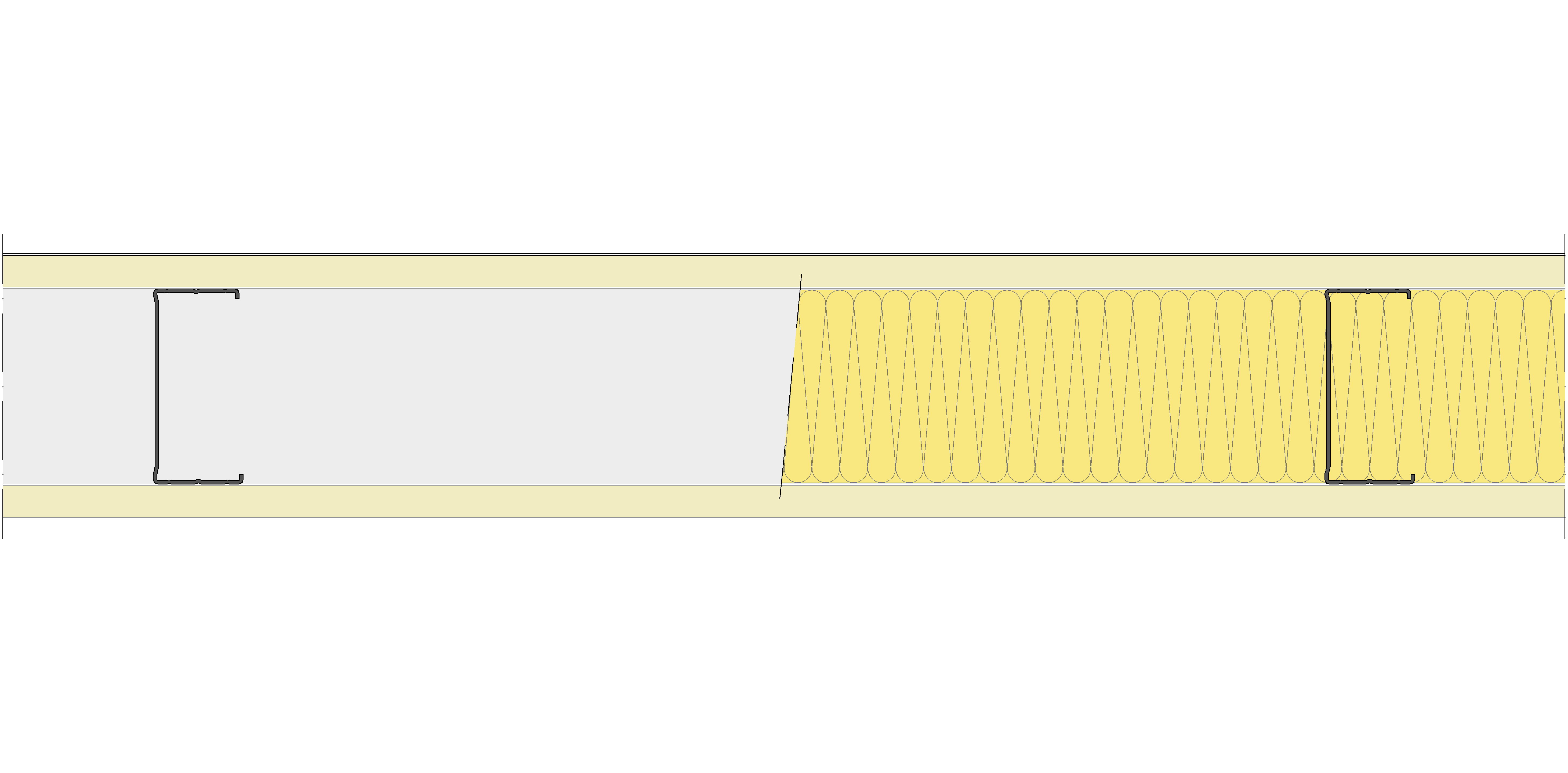 Tabique Pladur® 136/600 (100-45) 2N MW