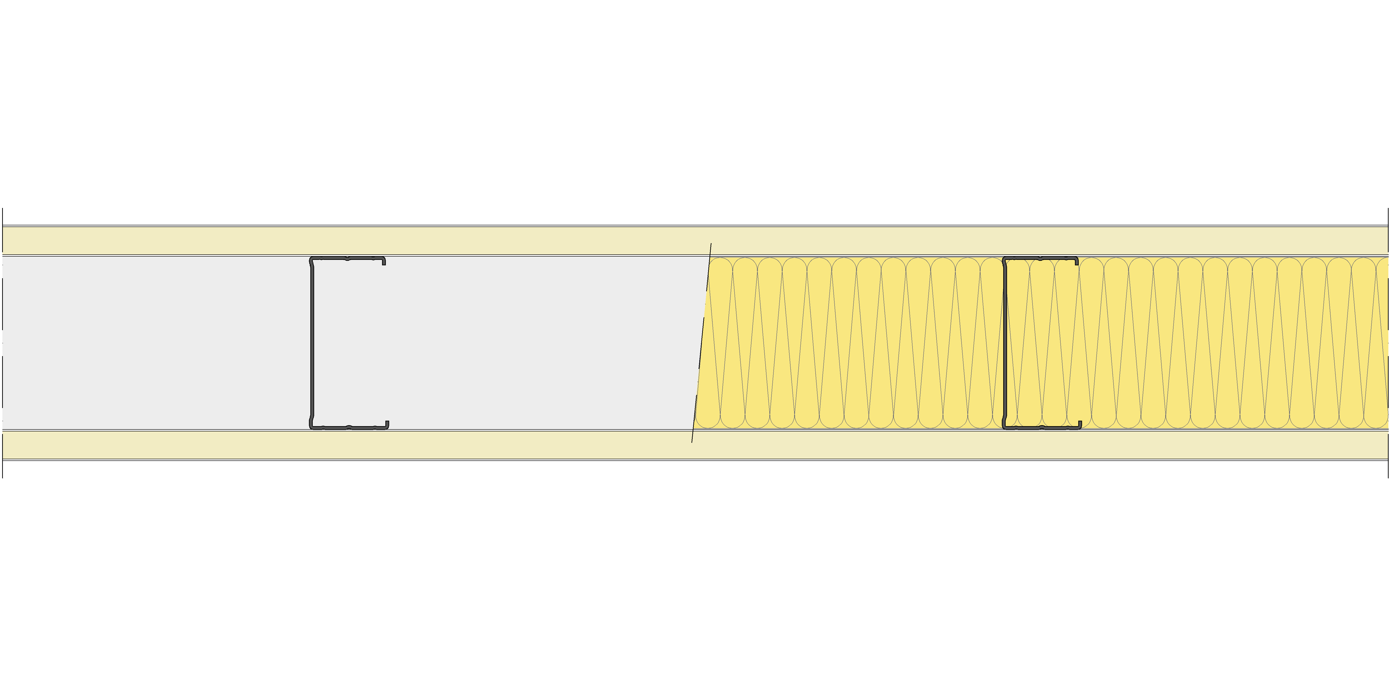 Tabique Pladur® 136/400 (100-45) 2N MW