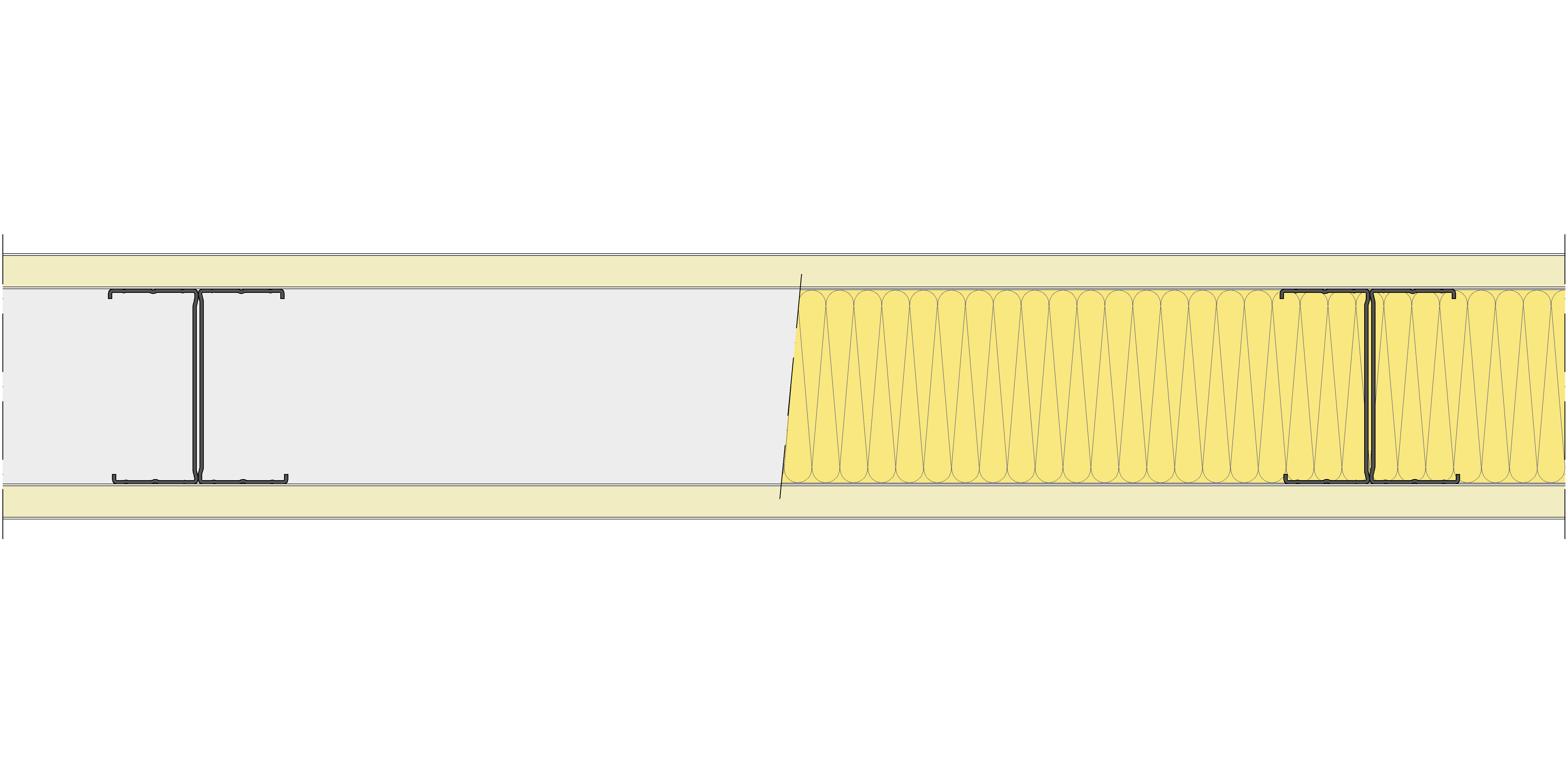 Tabique Pladur® 136/600 (100-45H) 2N MW