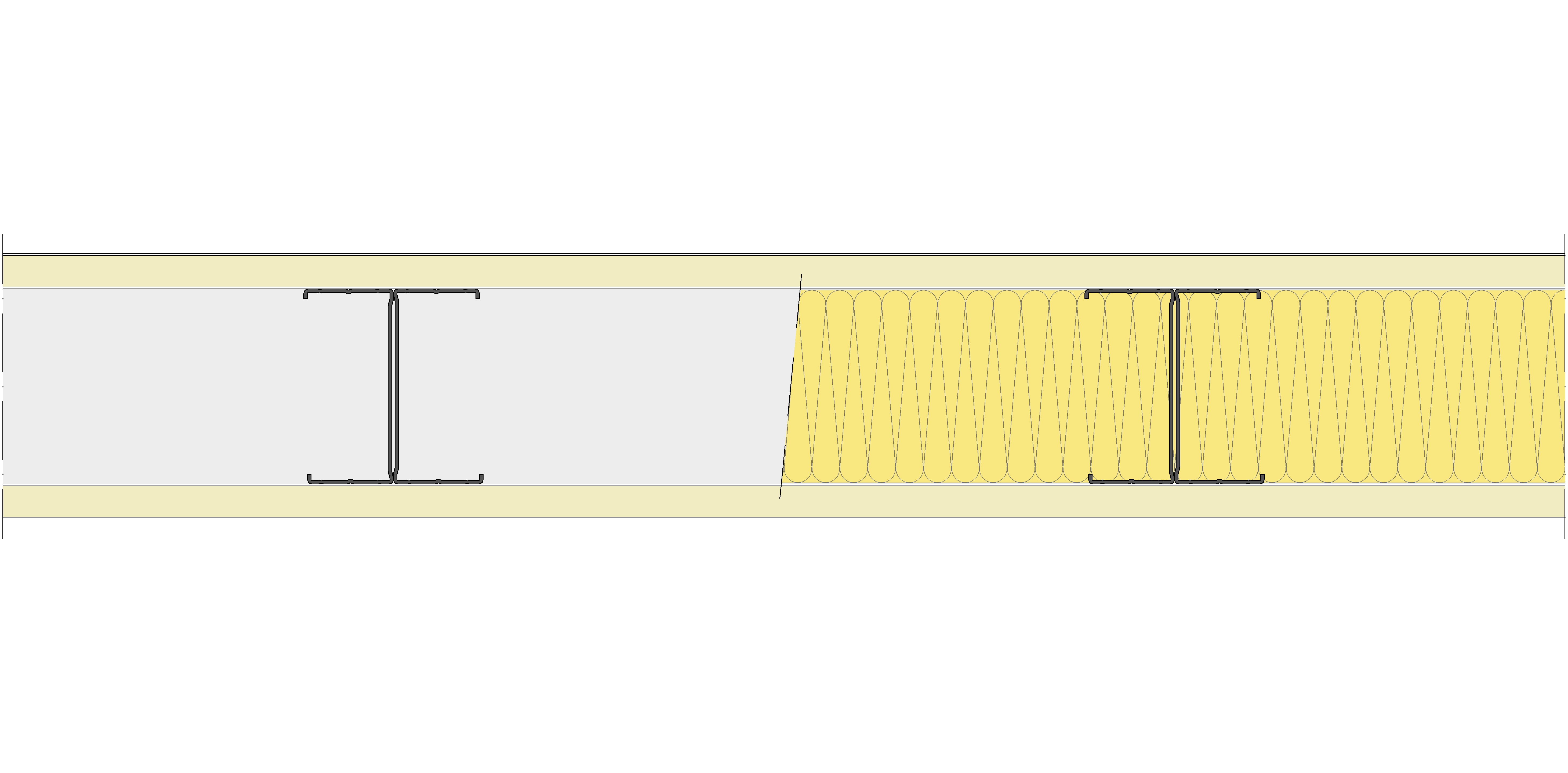 Tabique Pladur® 136/400 (100-45H) 2N MW