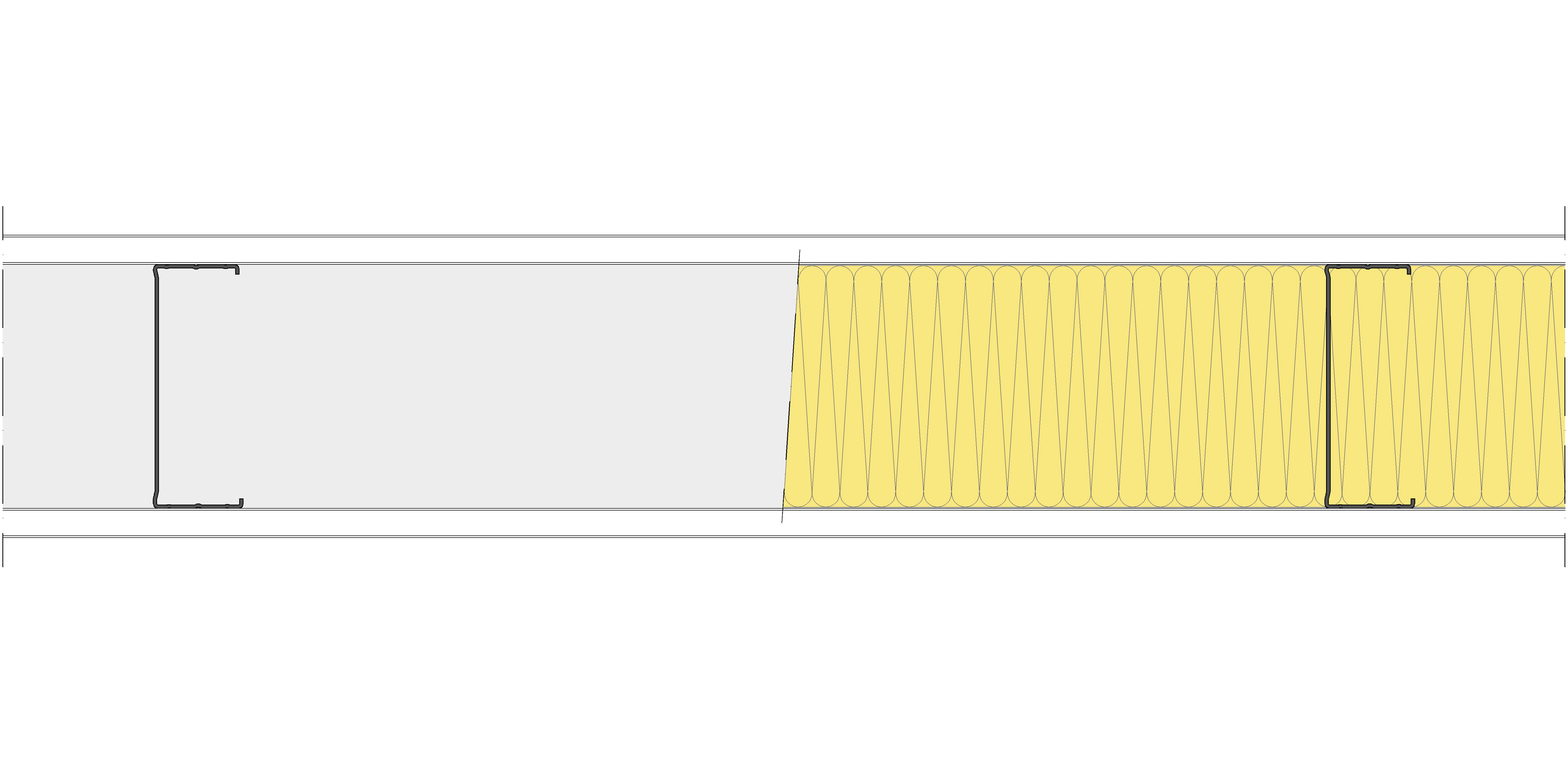Tabique Pladur® 155/600 (125-45) 2N A1 MW