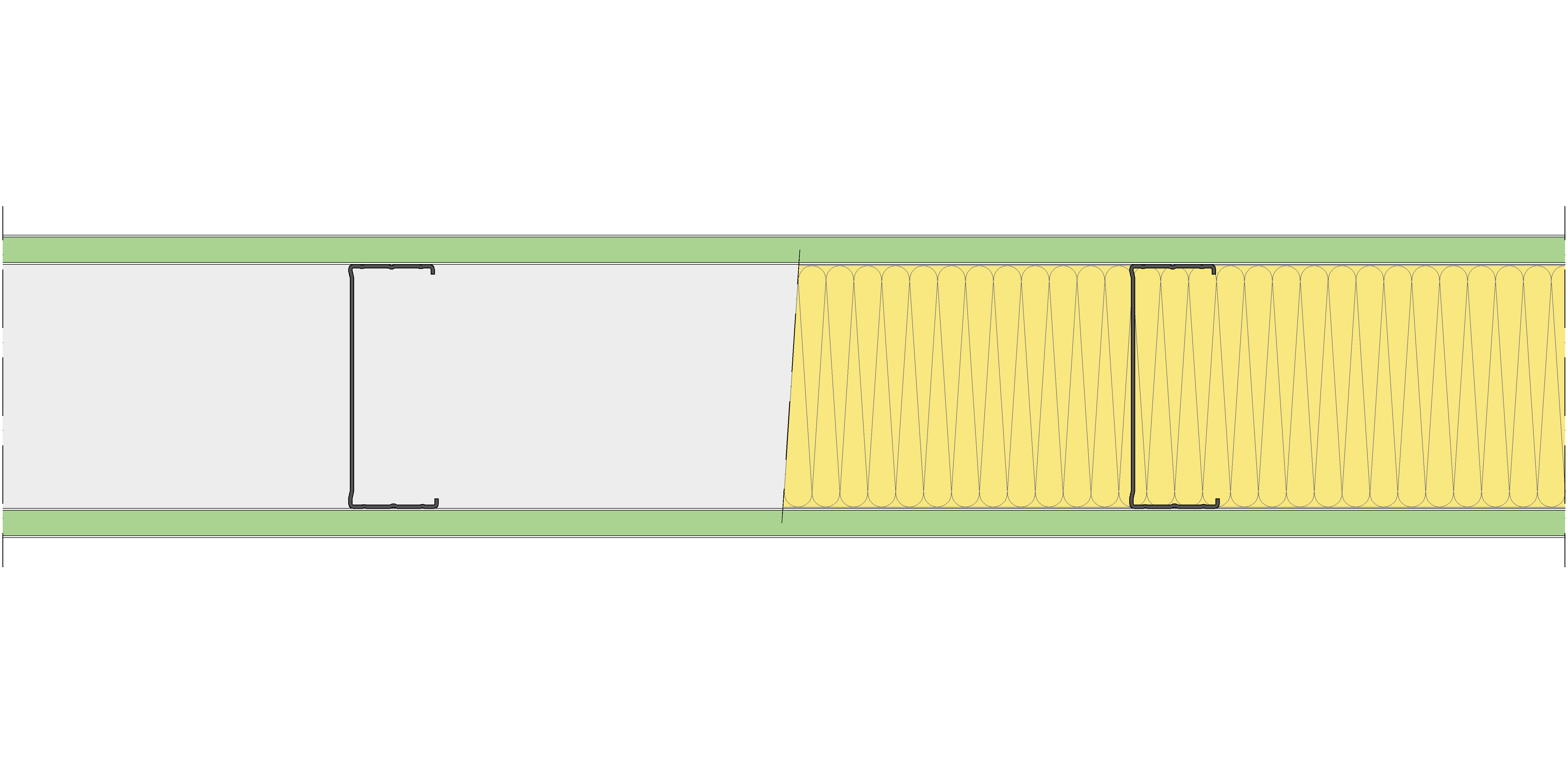 Tabique Pladur® 155/400 (125-45) 2H1 MW