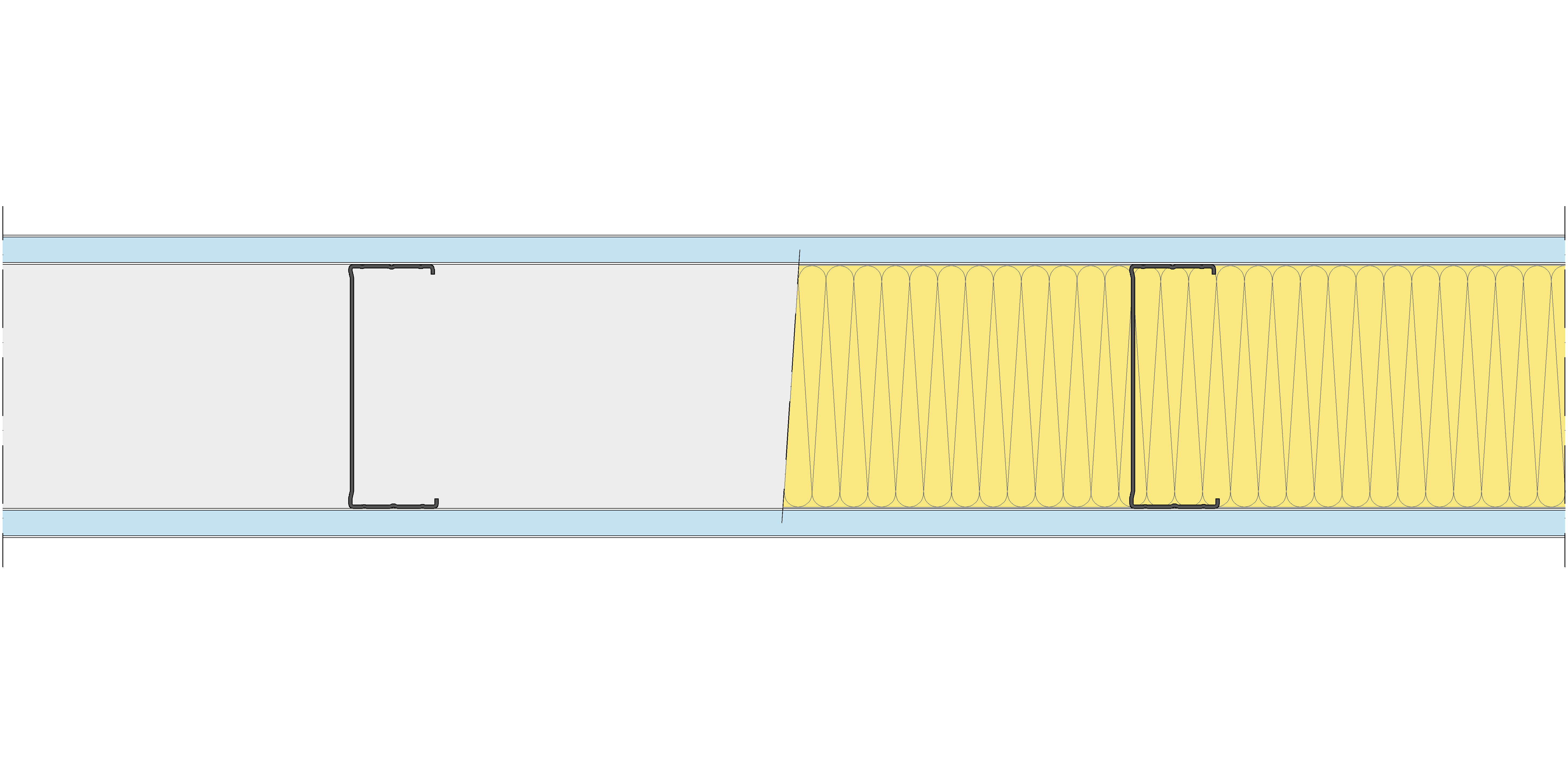 Tabique Pladur® 155/400 (125-45) 2OMNIA MW