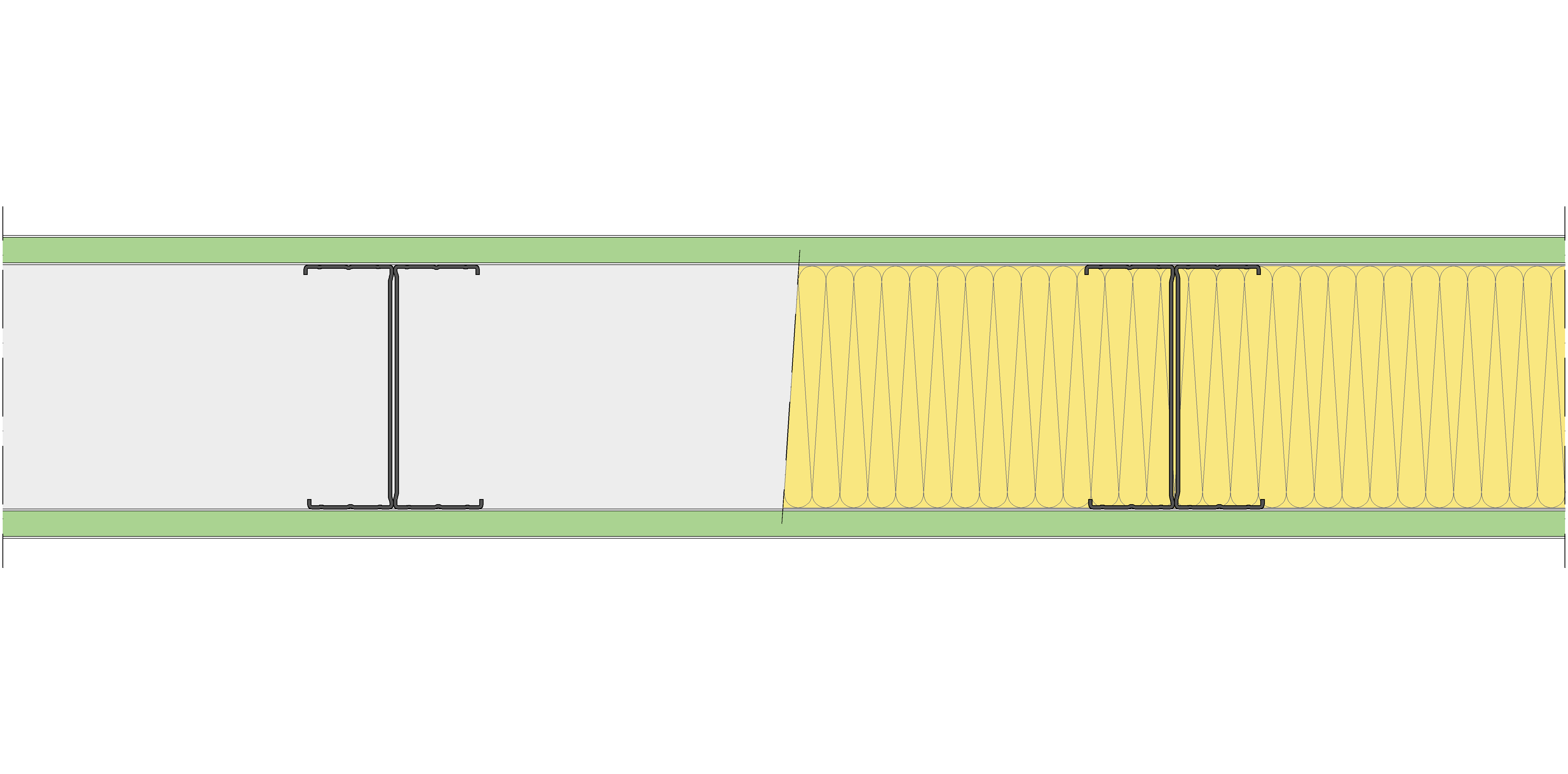 Tabique Pladur® 155/400 (125-45H) 2H1 MW