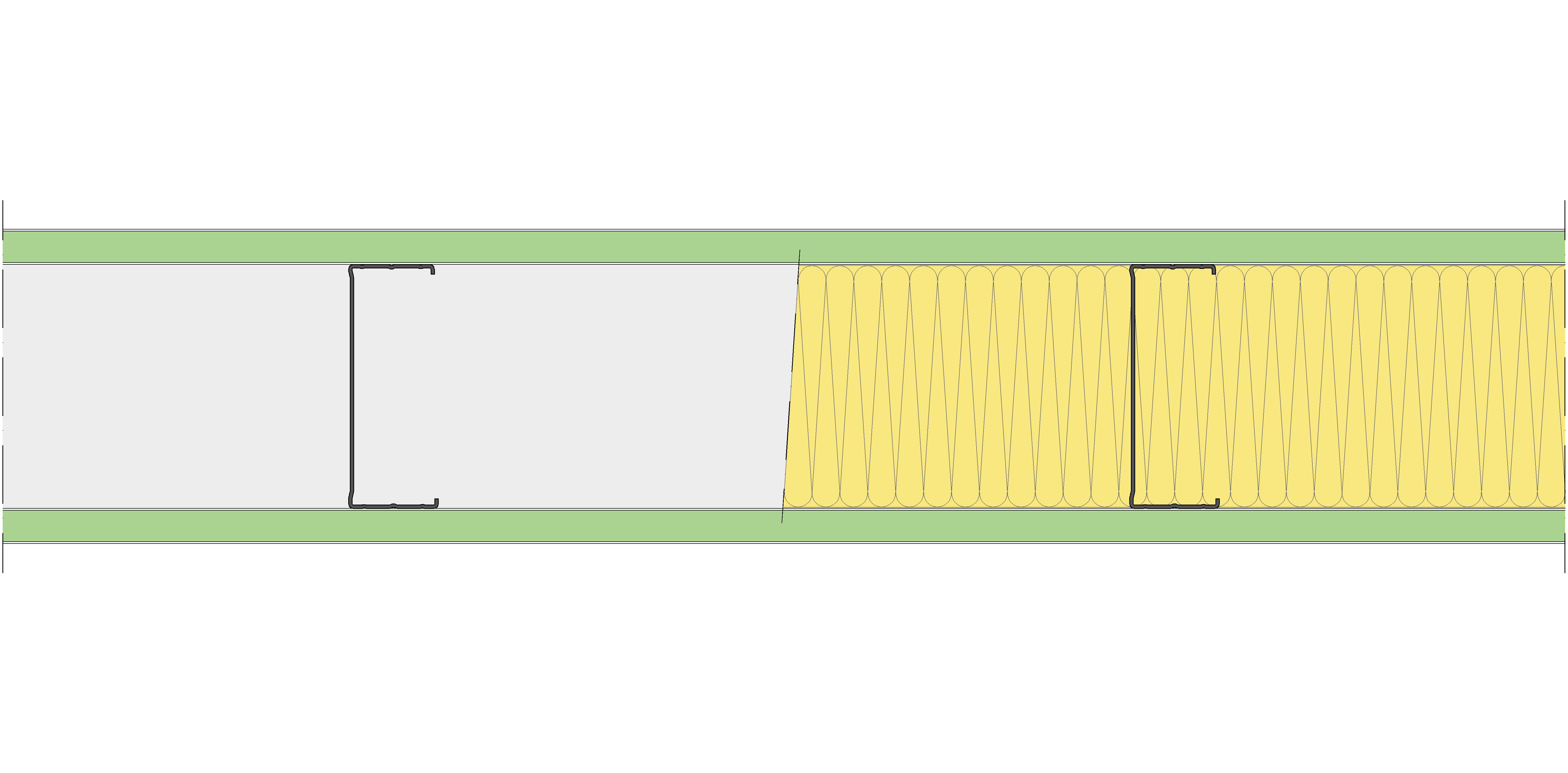 Tabique Pladur® 161/400 (125-45) 2H1 MW