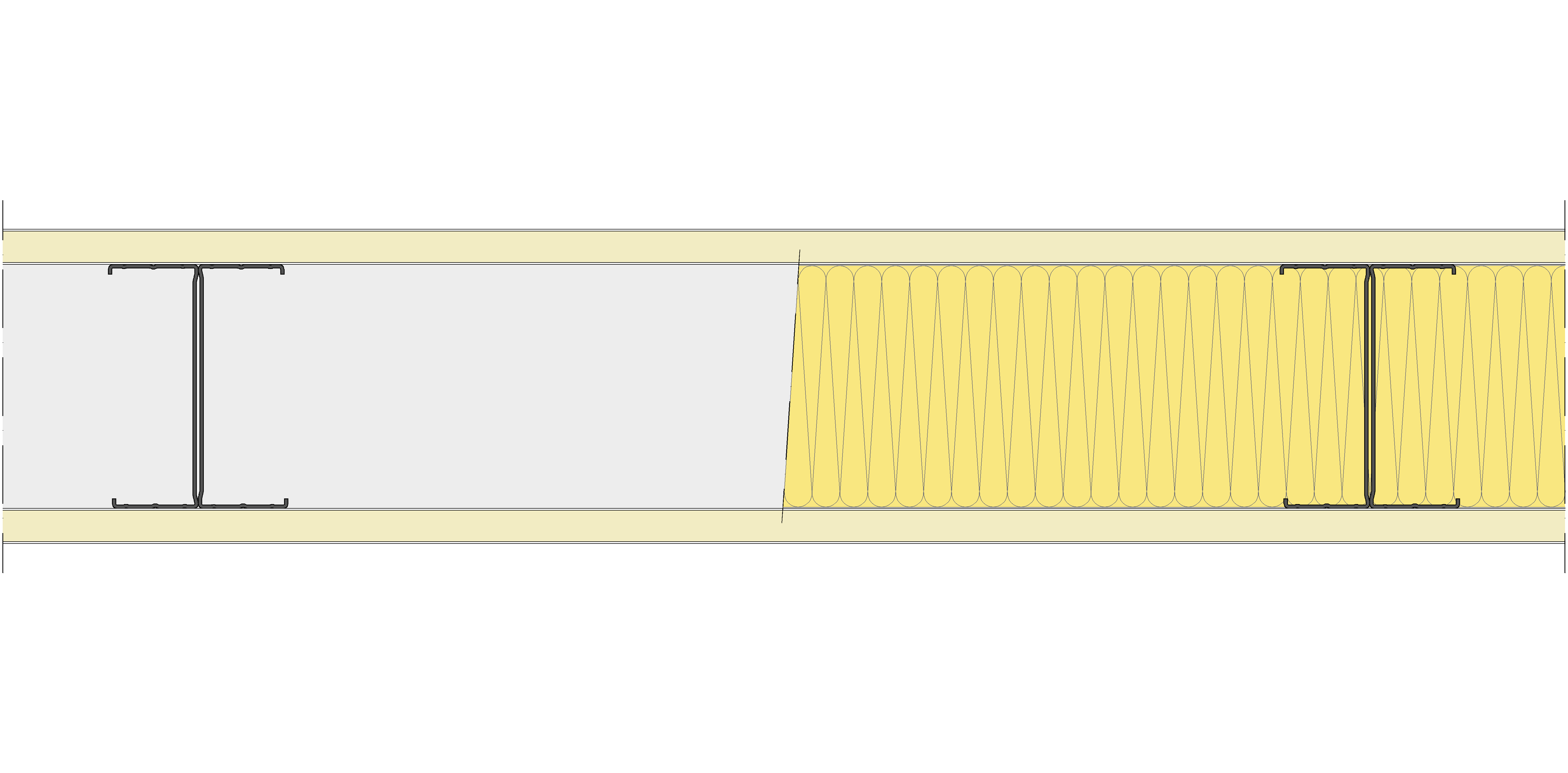 Tabique Pladur® 161/600 (125-45H) 2N MW