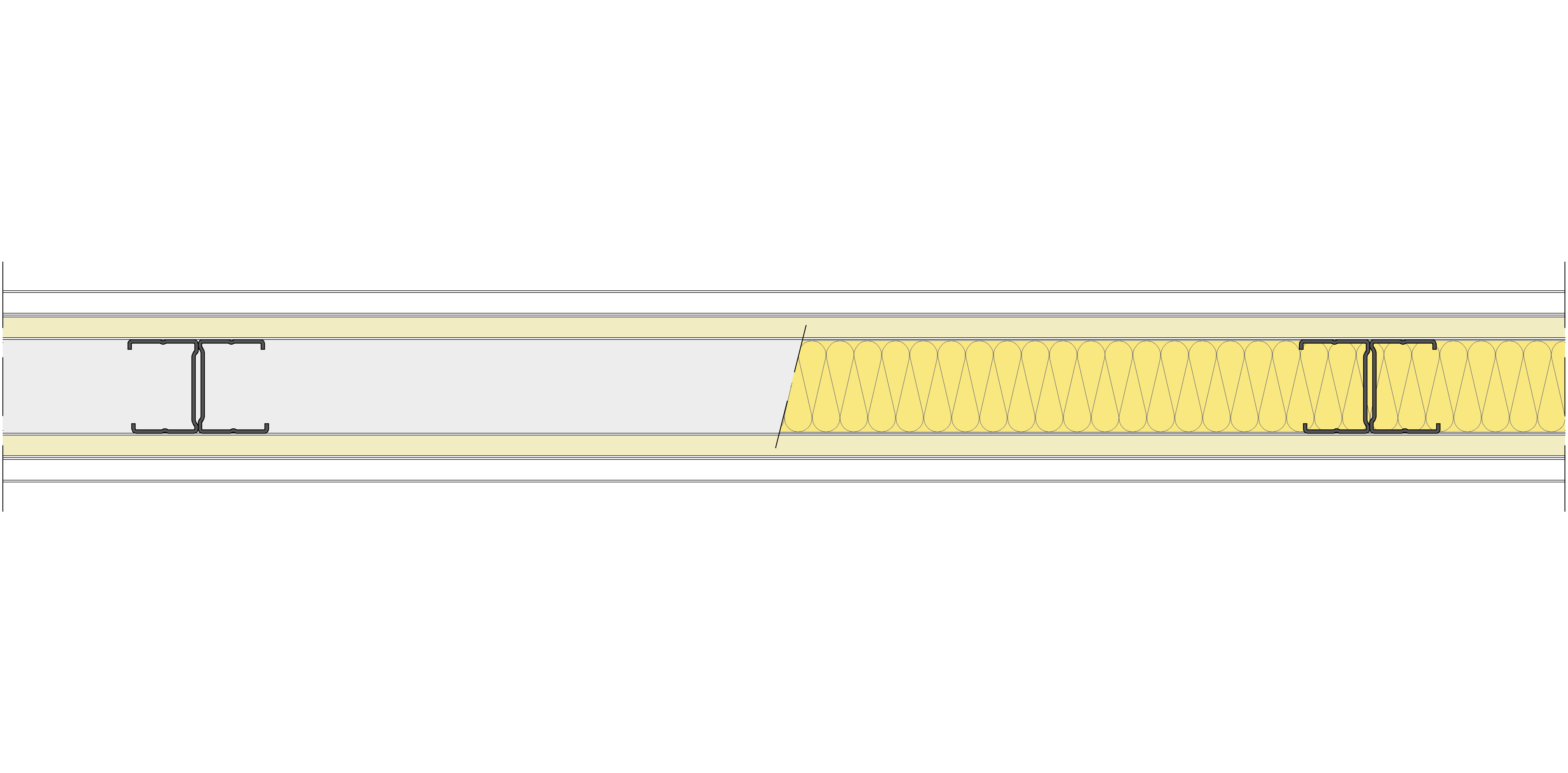 Tabique Pladur® 98/600 (48-35H) 1N A1-2N-1N A1 MW