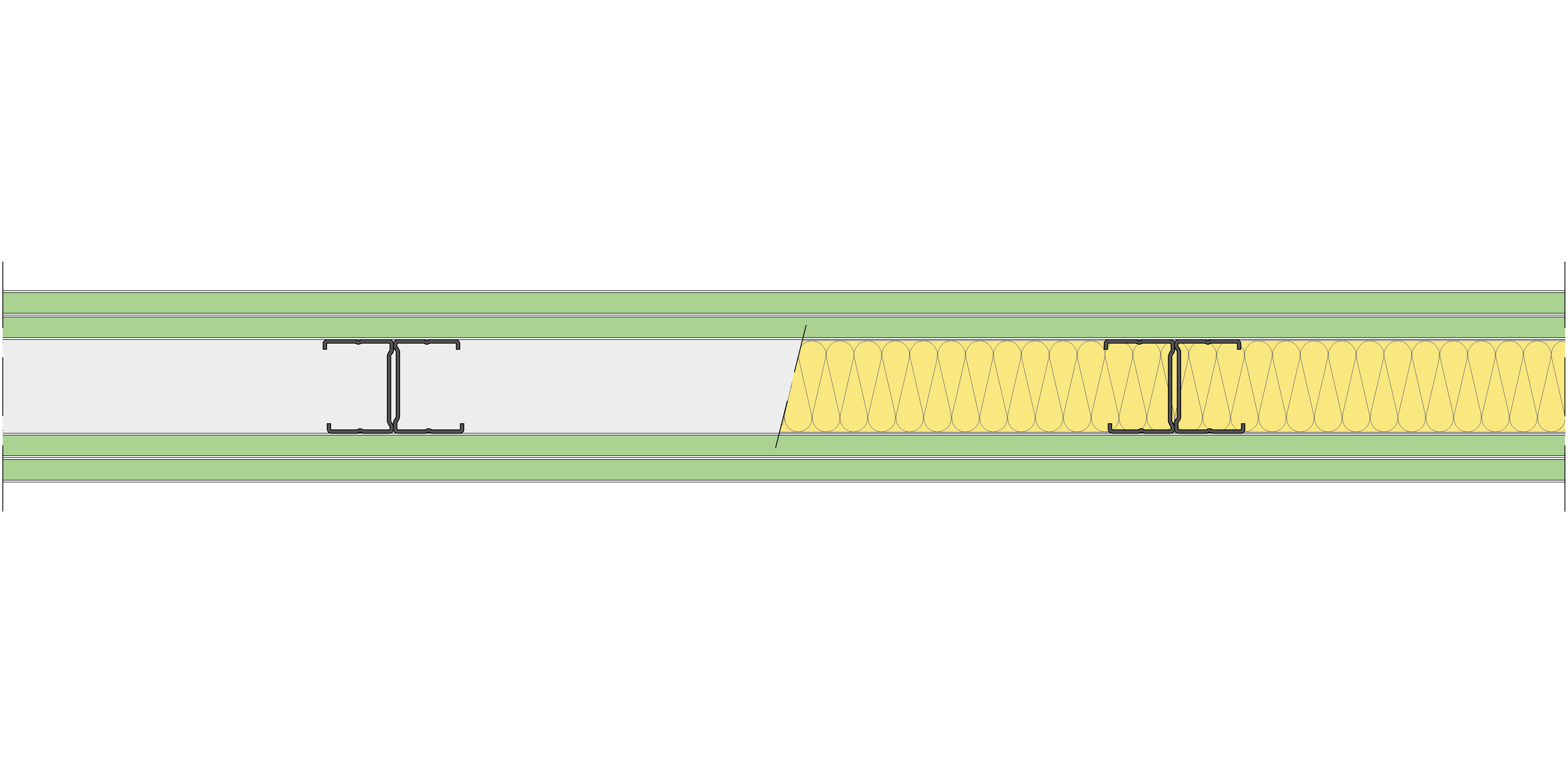 Tabique Pladur® 98/400 (48-35H) 4H1 MW