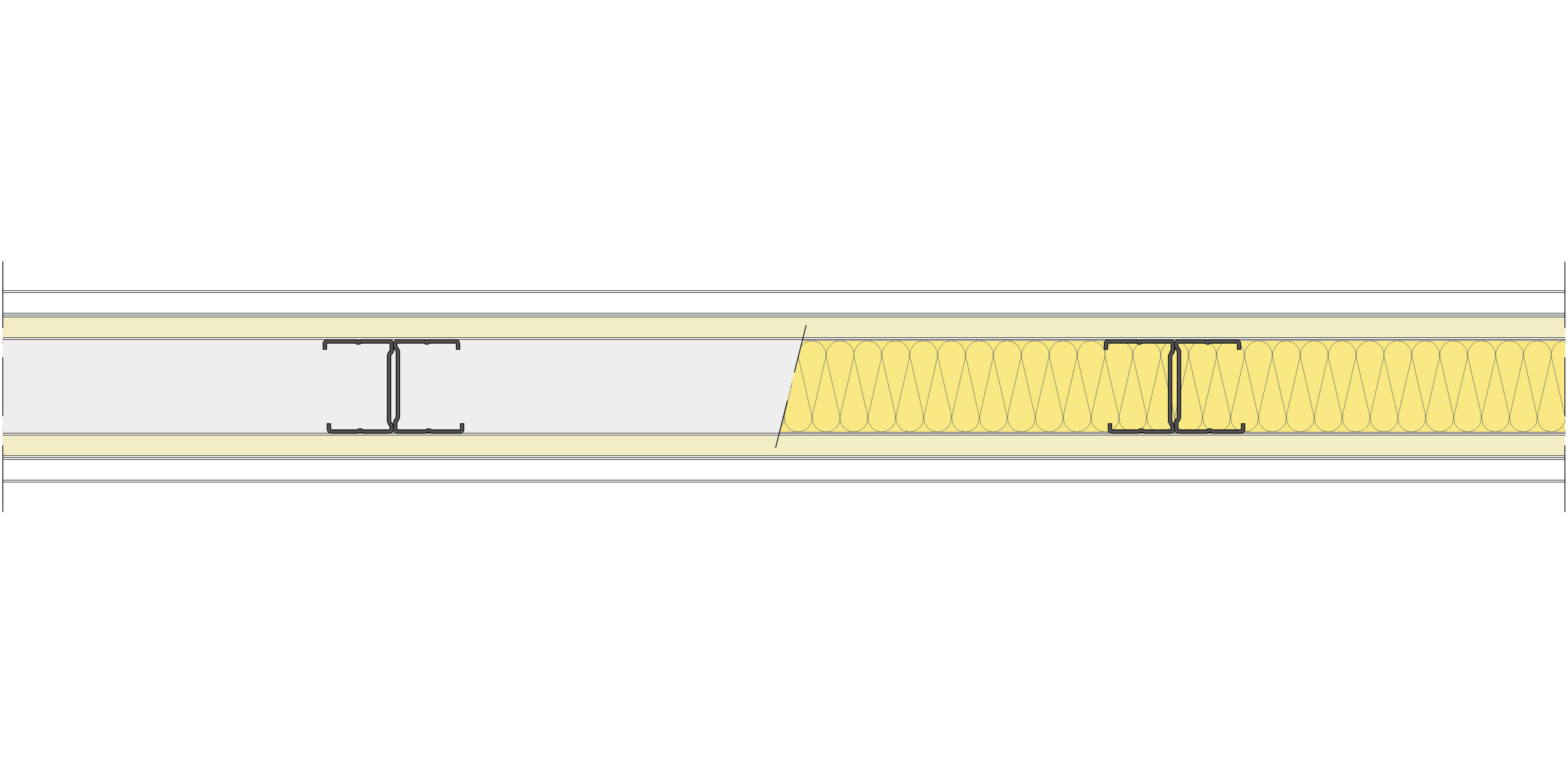 Tabique Pladur® 98/400 (48-35H) 1N A1-2N-1N A1 MW