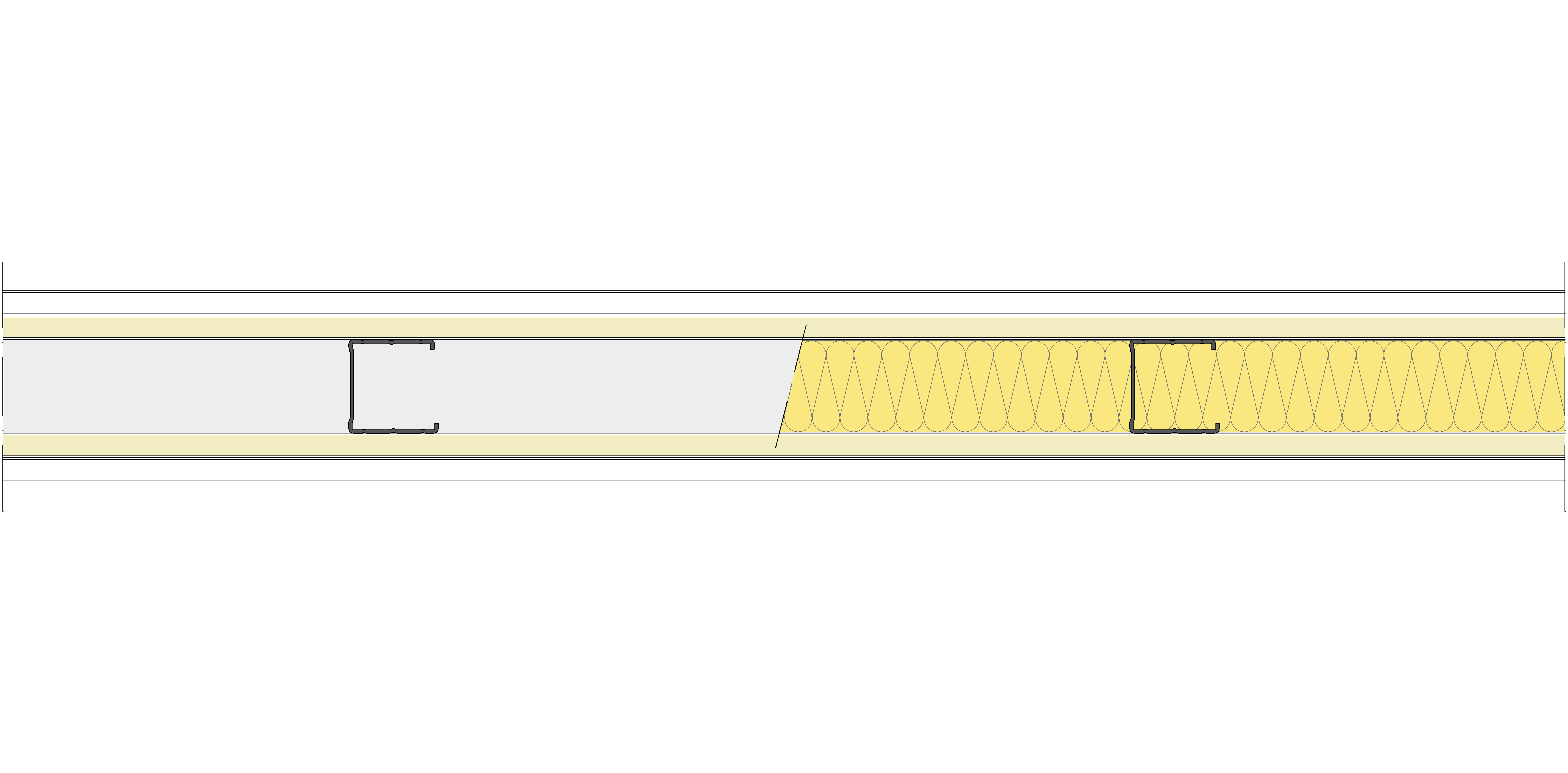 Tabique Pladur® 98/400 (48-45) 1N A1-2N-1N A1 MW