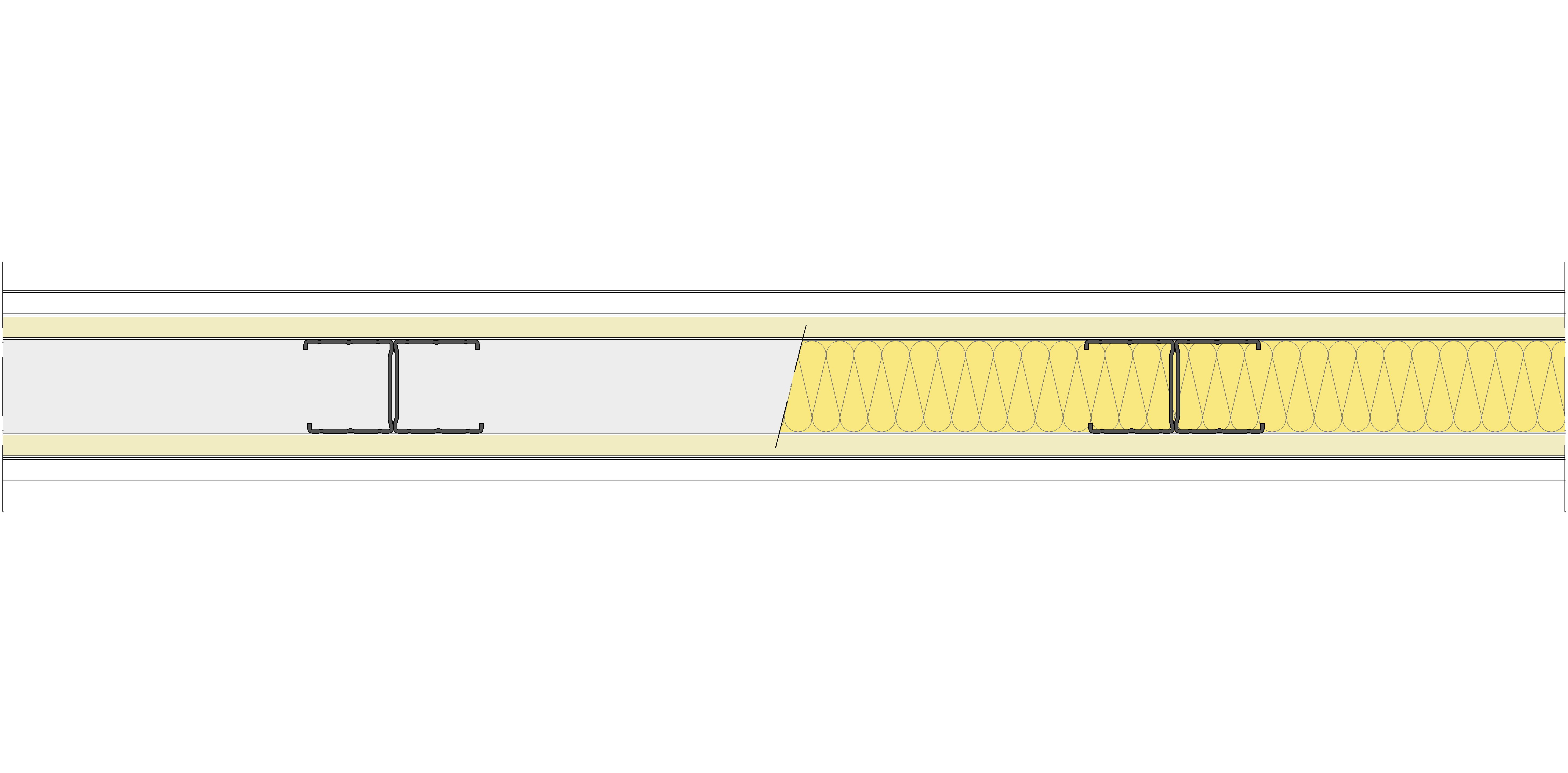 Tabique Pladur® 98/400 (48-45H) 1N A1-2N-1N A1 MW