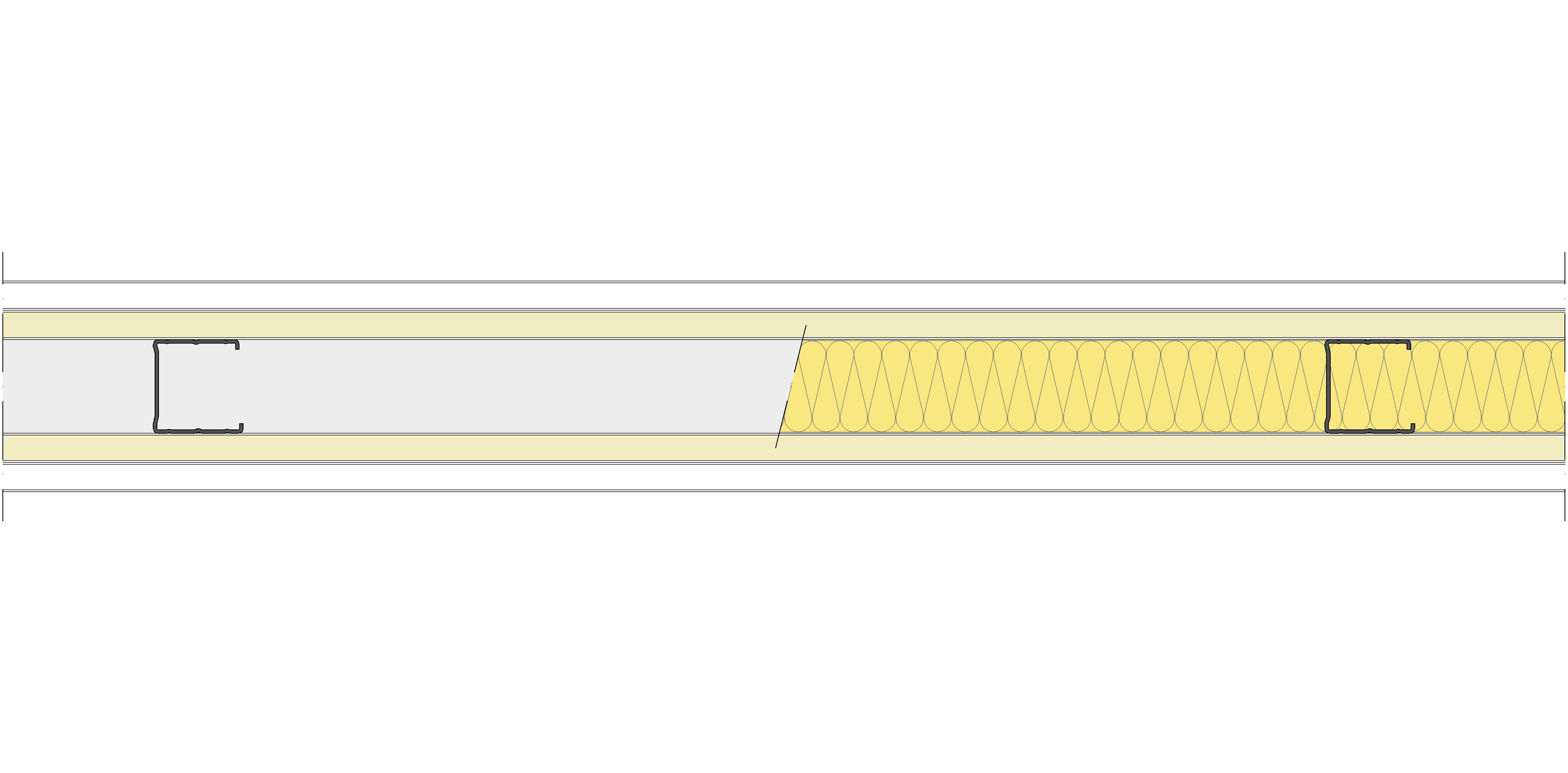 Tabique Pladur® 108/600 (48-45) 1N A1-2N-1N A1 MW